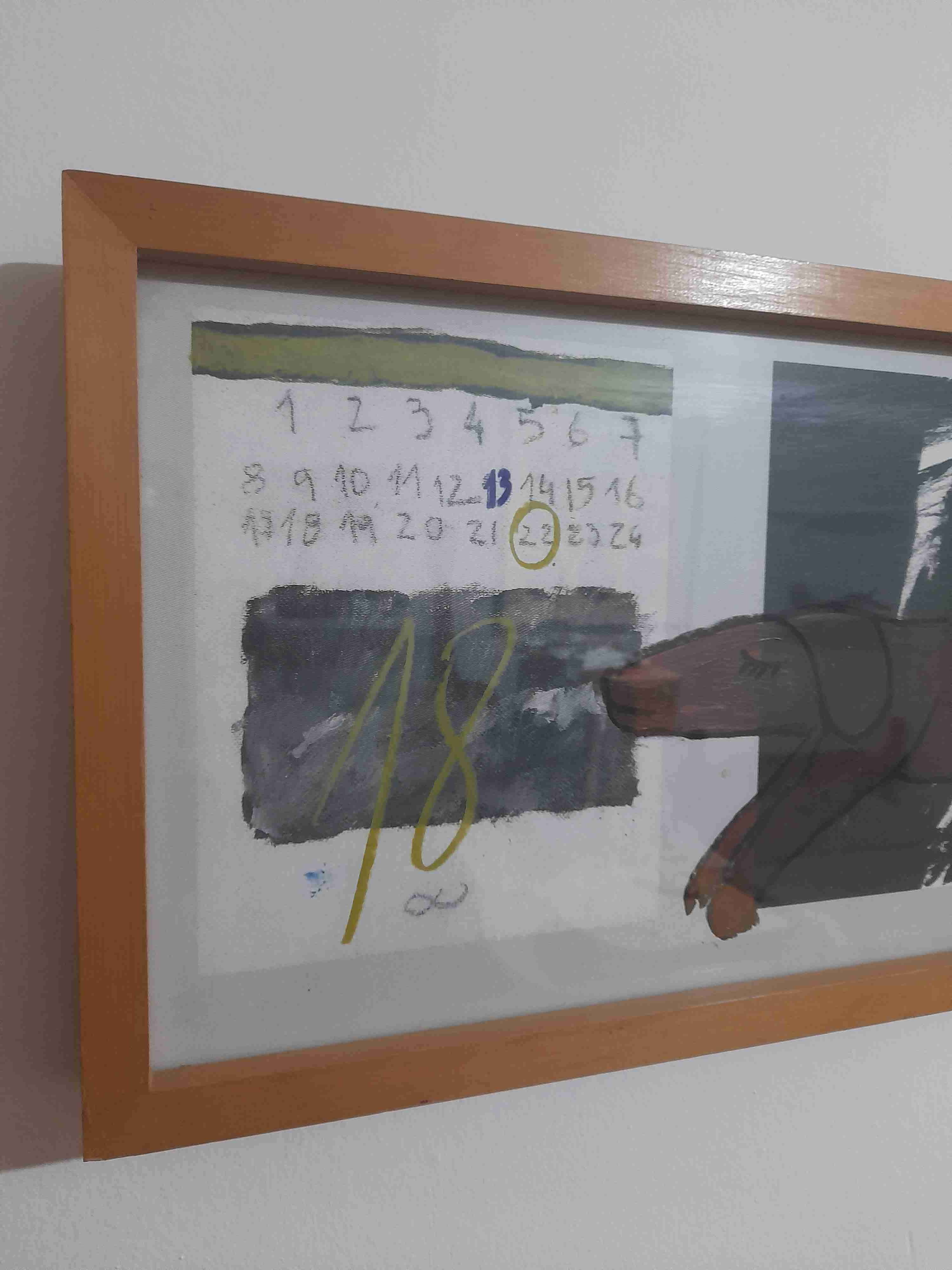 Pintura Alex Chellew. Técnica mixta. S/T. - miniatura 3