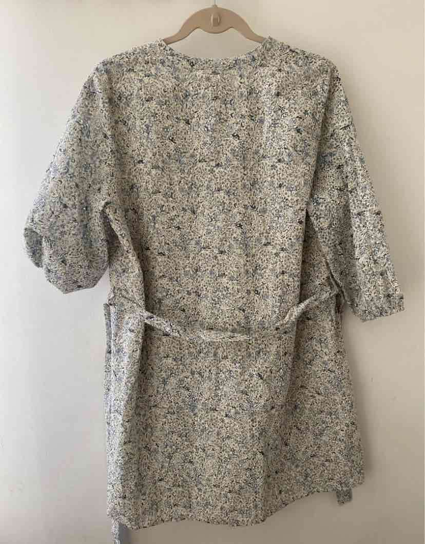 Vestido floral Zara con cinturón - miniatura 2