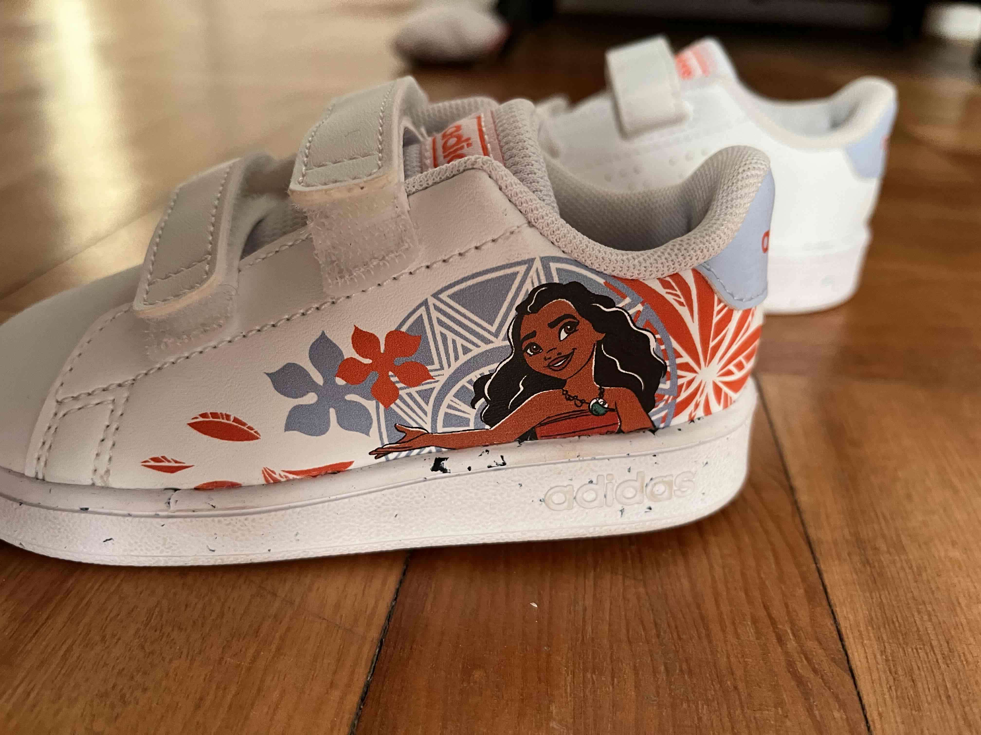 Zapatillas blancas Adidas para niño - miniatura 3