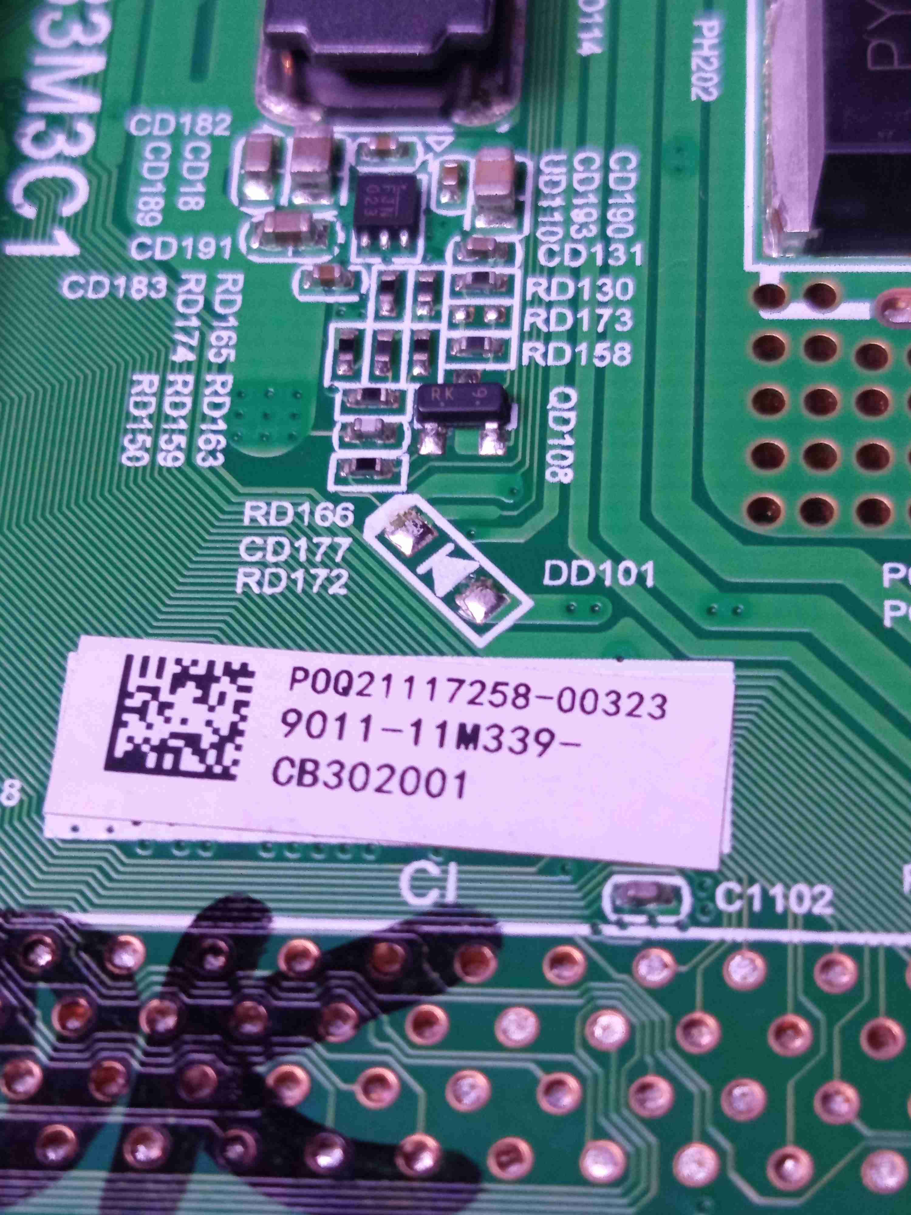 Mainboard televisor 43 pulgadas modelo 6683m3c1 - miniatura 3