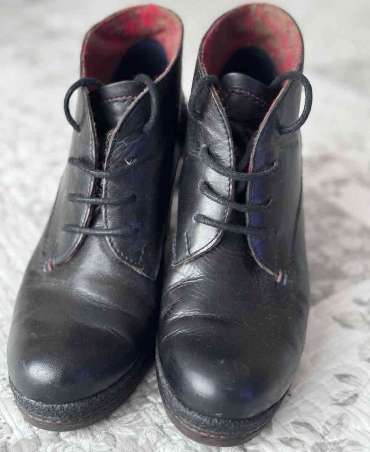 Botines negros de cuero - miniatura 4