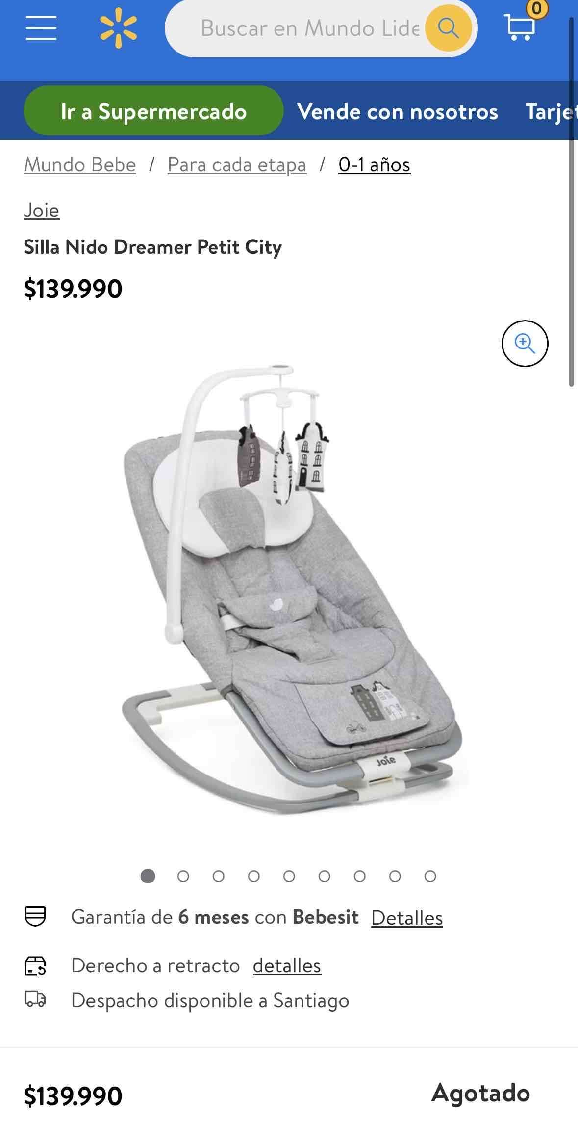 Silla mecedora para bebé Joie - miniatura 4