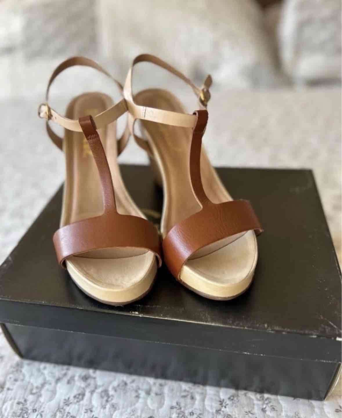 Sandalias plataforma Cuero - miniatura 2