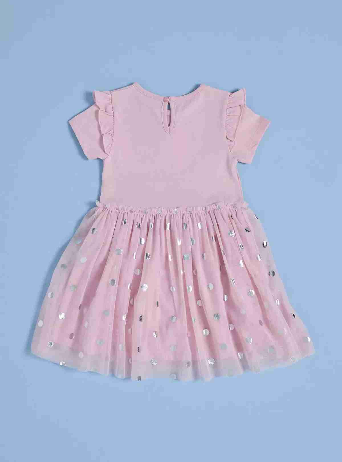 Vestido rosa con personaje 9-12m - miniatura 2