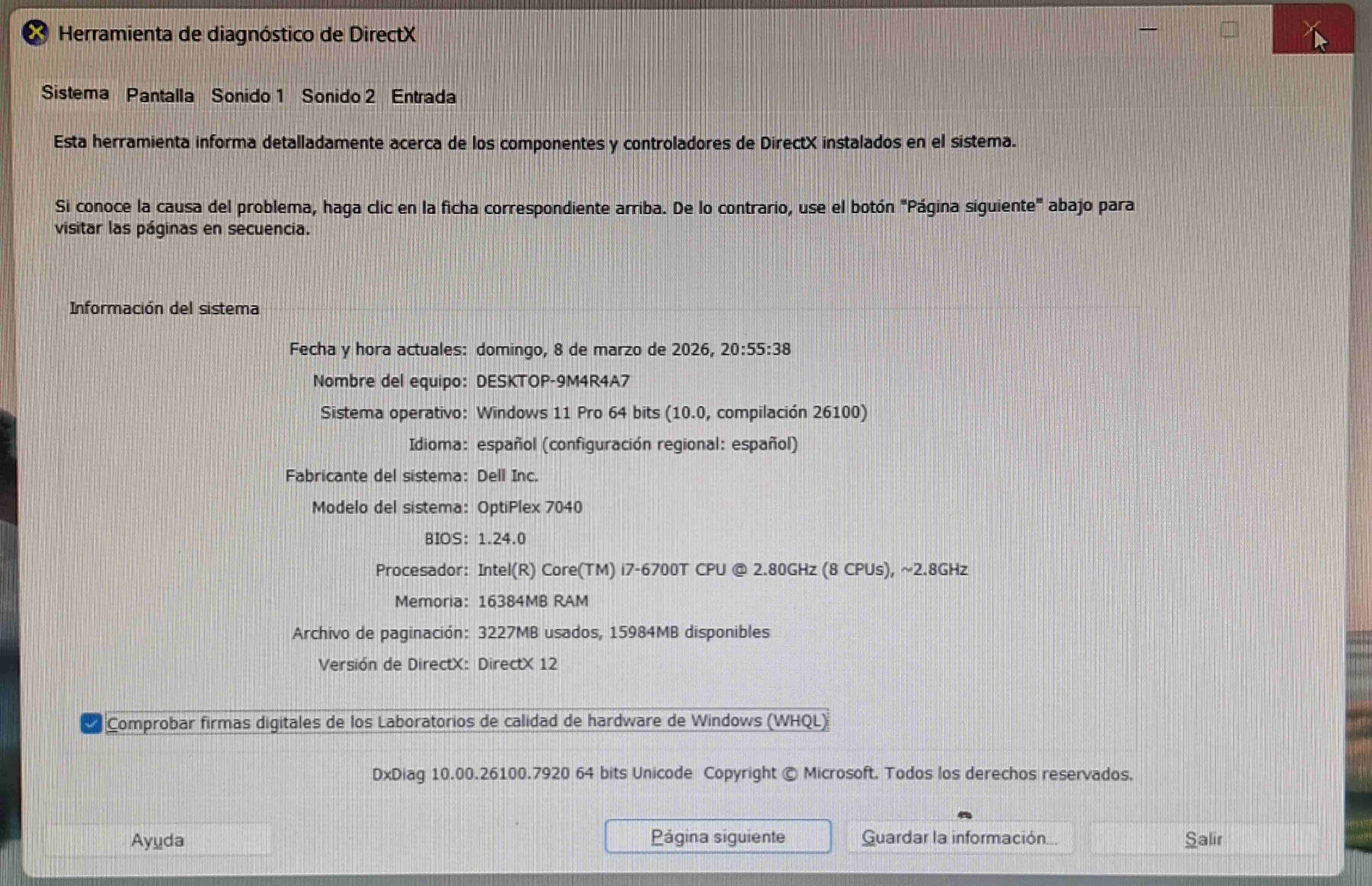 Pc Dell i7 sexta generación - miniatura 3
