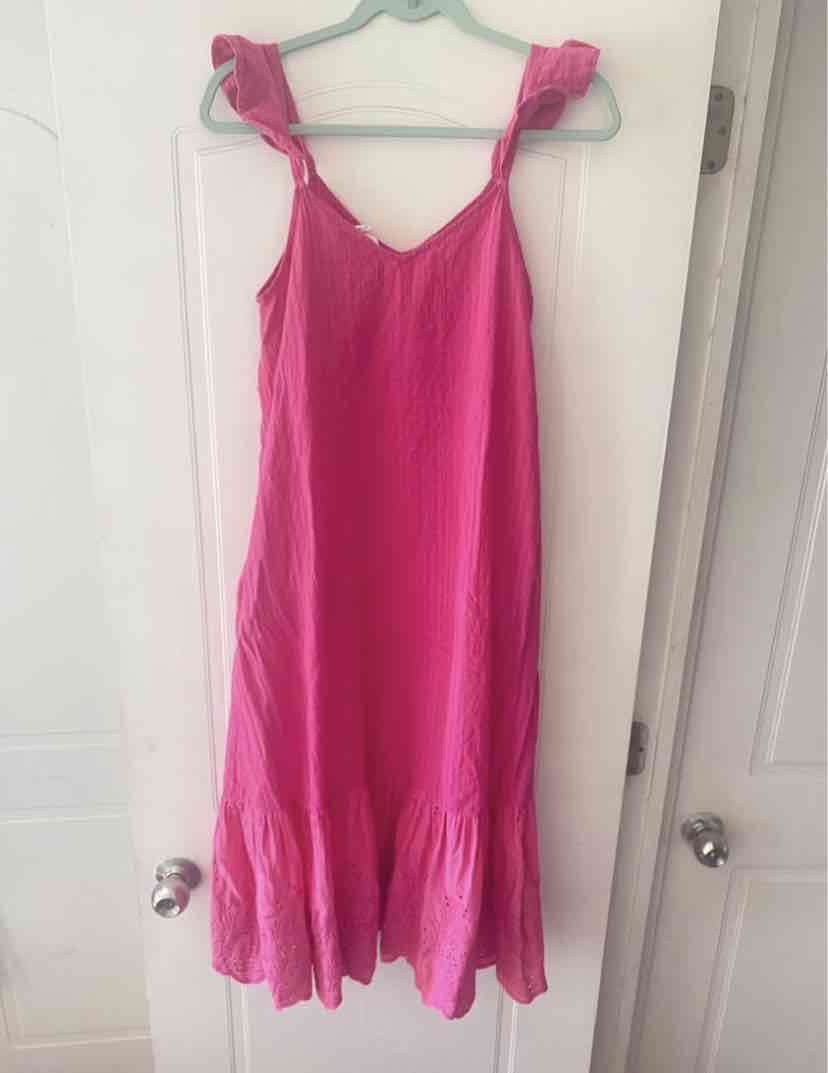 Vestido veraniego rosado sin mangas - miniatura 2