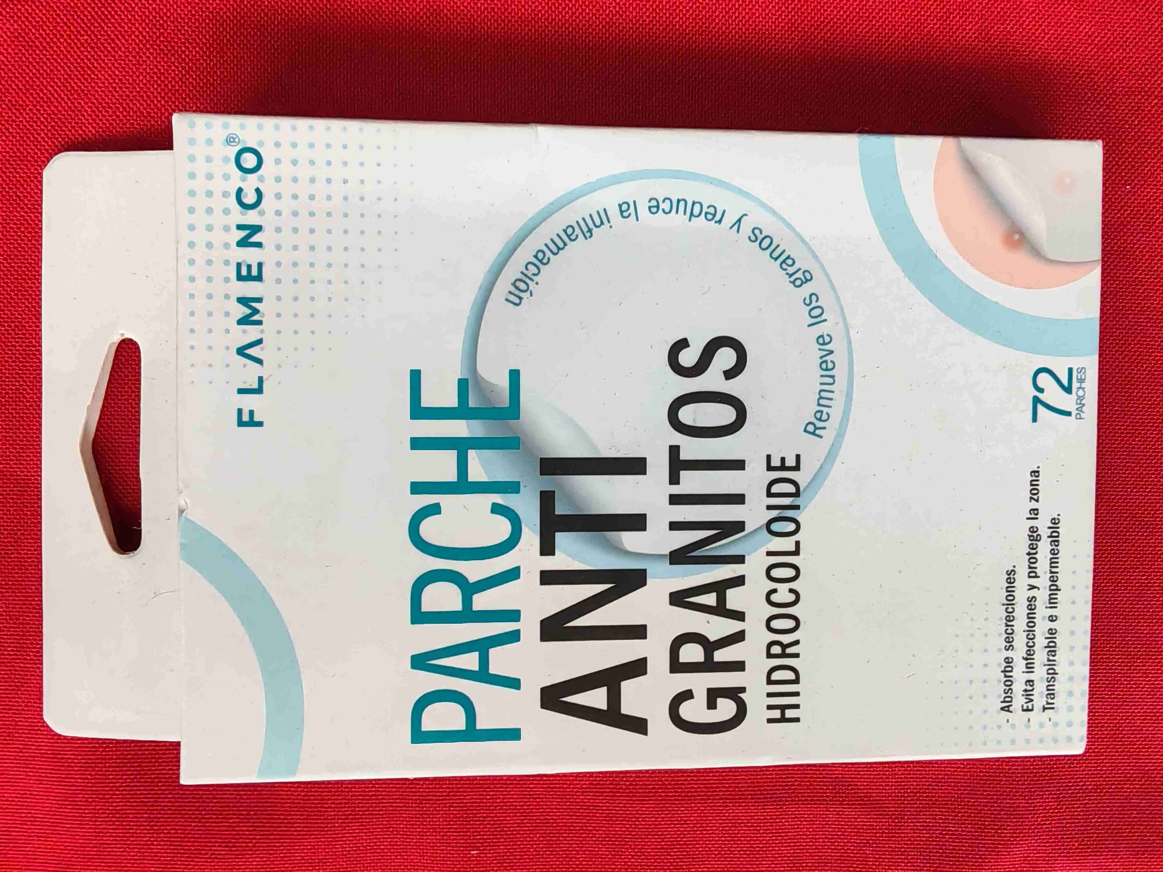 Parche anti granitos hidrocoloide