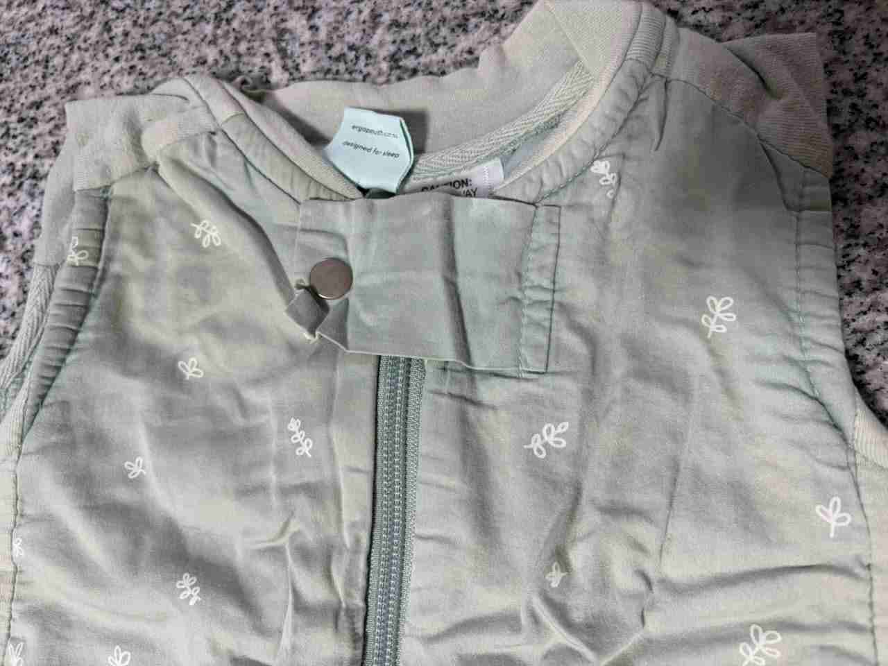 Saco de dormir verde para bebé - miniatura 4