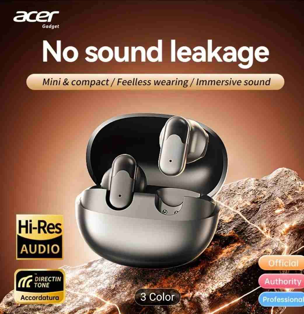 Auriculares inalámbricos negros Acer - miniatura 4