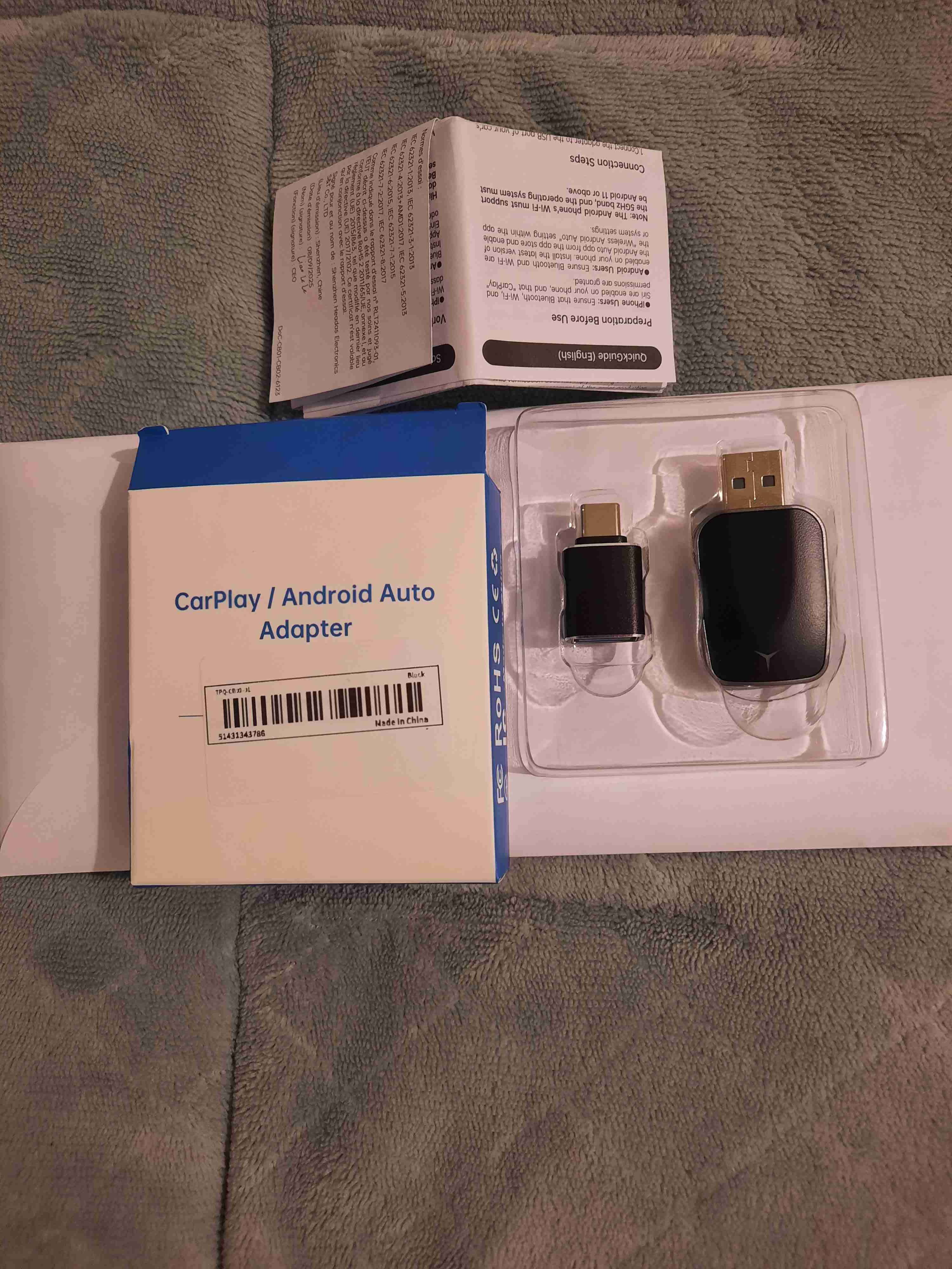 Adaptador CarPlay Android Auto