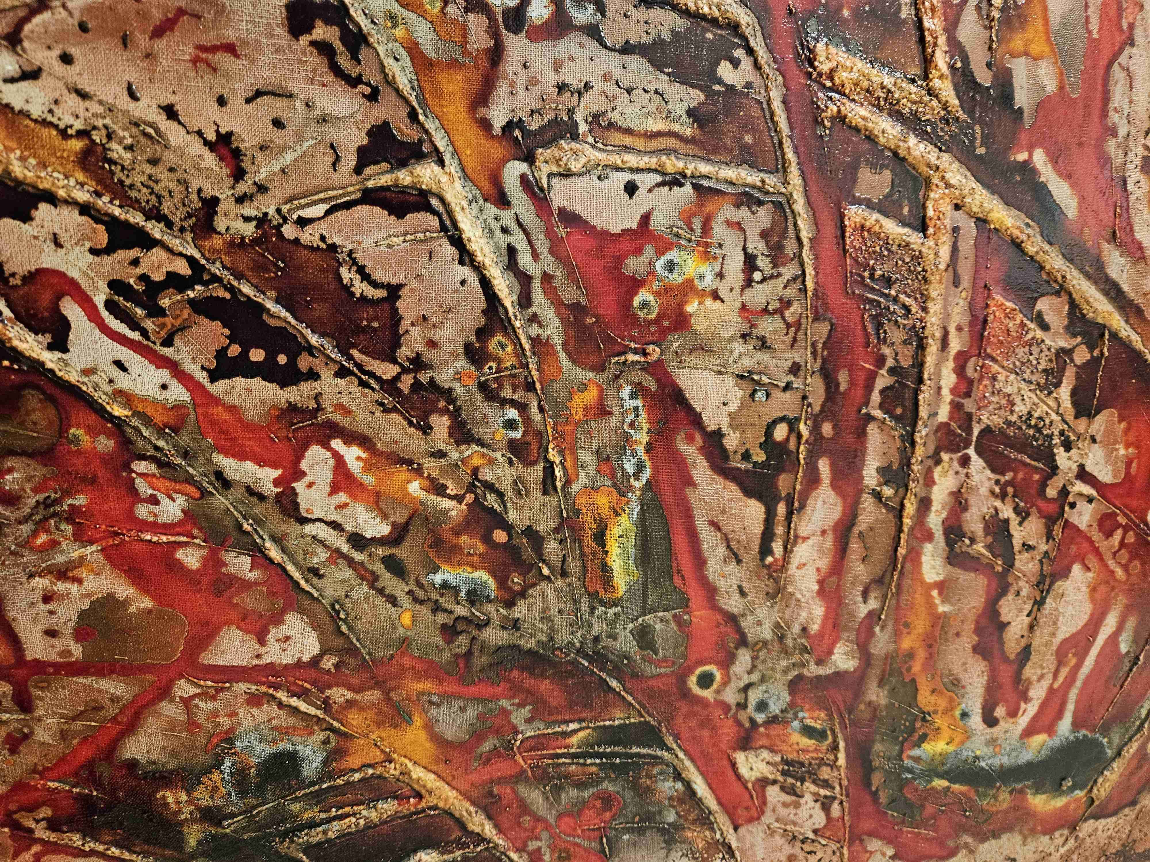 Cuadro abstracto grande Precio conversable - miniatura 2