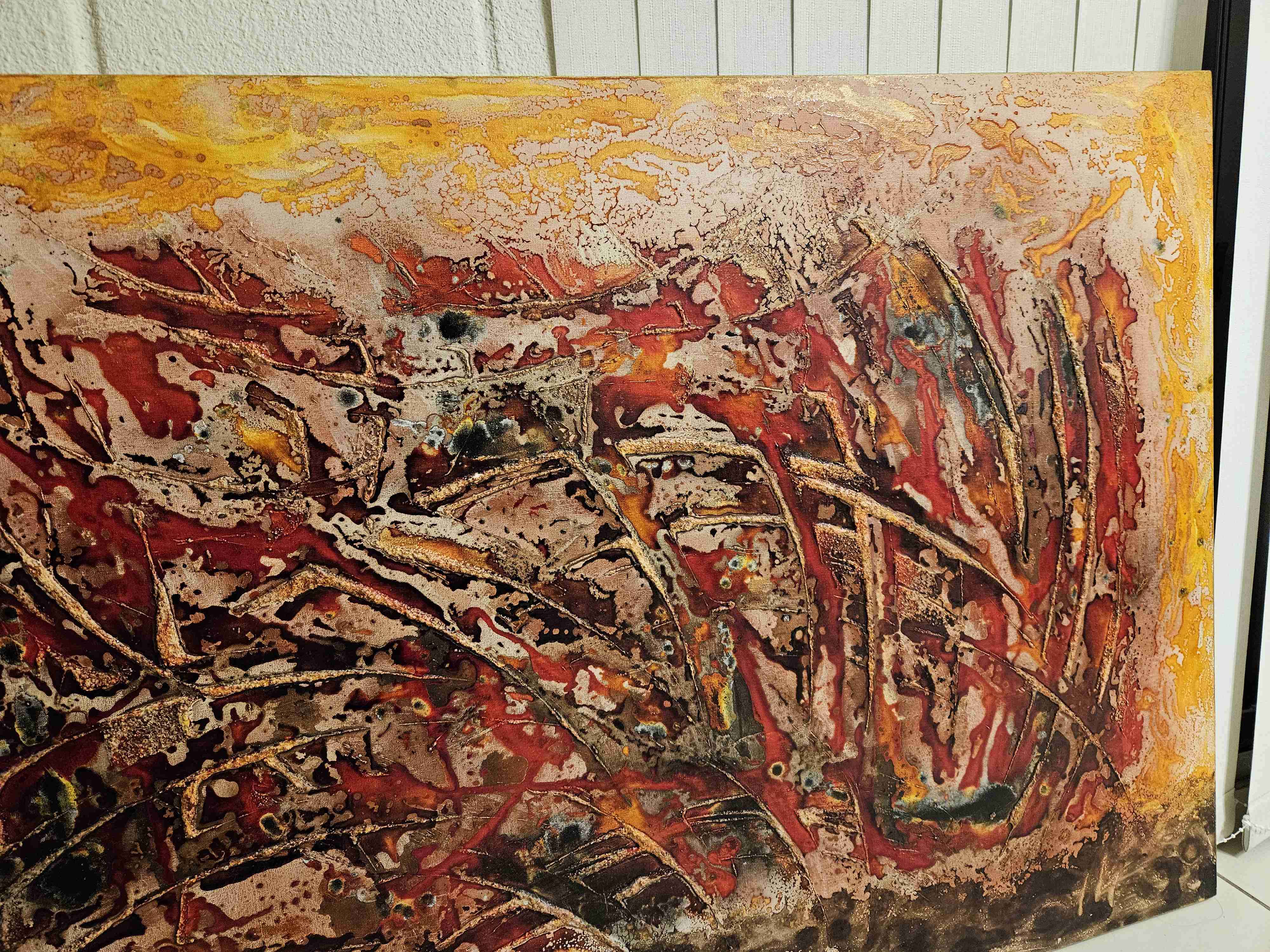 Cuadro abstracto grande Precio conversable - miniatura 6