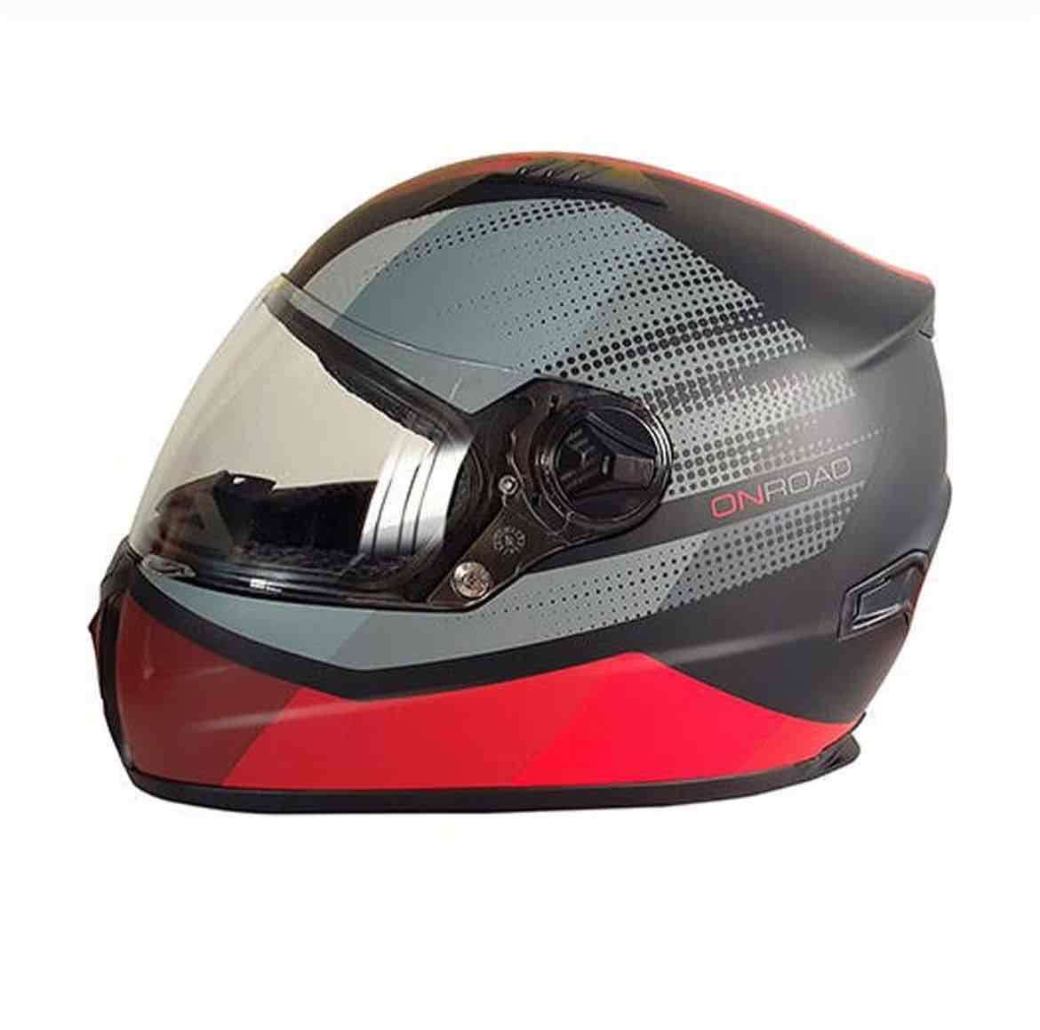 Casco integral ACERBIS gris y rojo