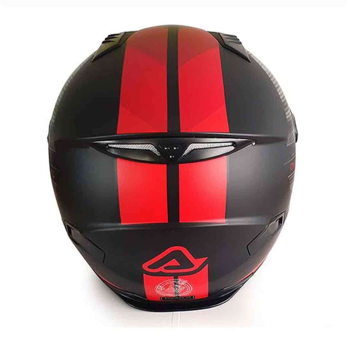 Casco integral ACERBIS gris y rojo - miniatura 4