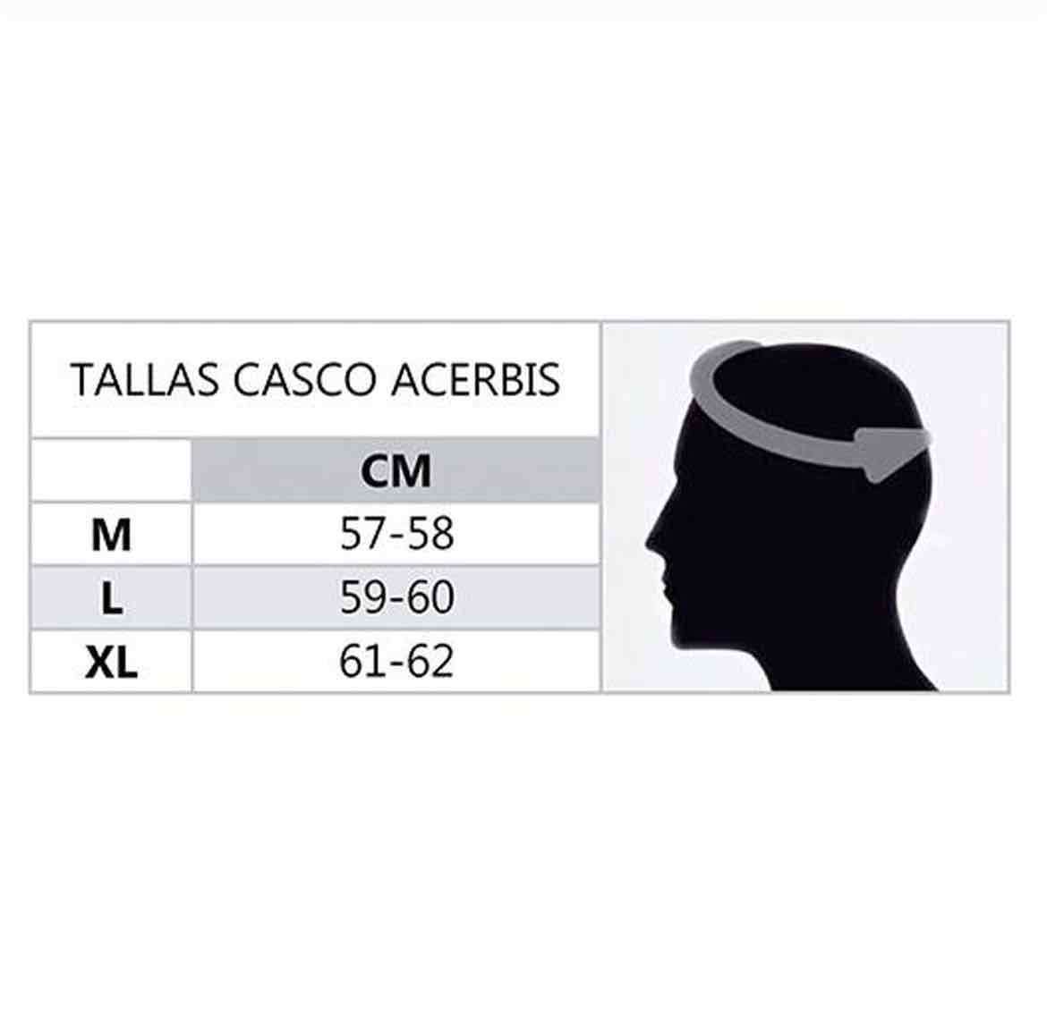 Casco integral ACERBIS gris y rojo - miniatura 5