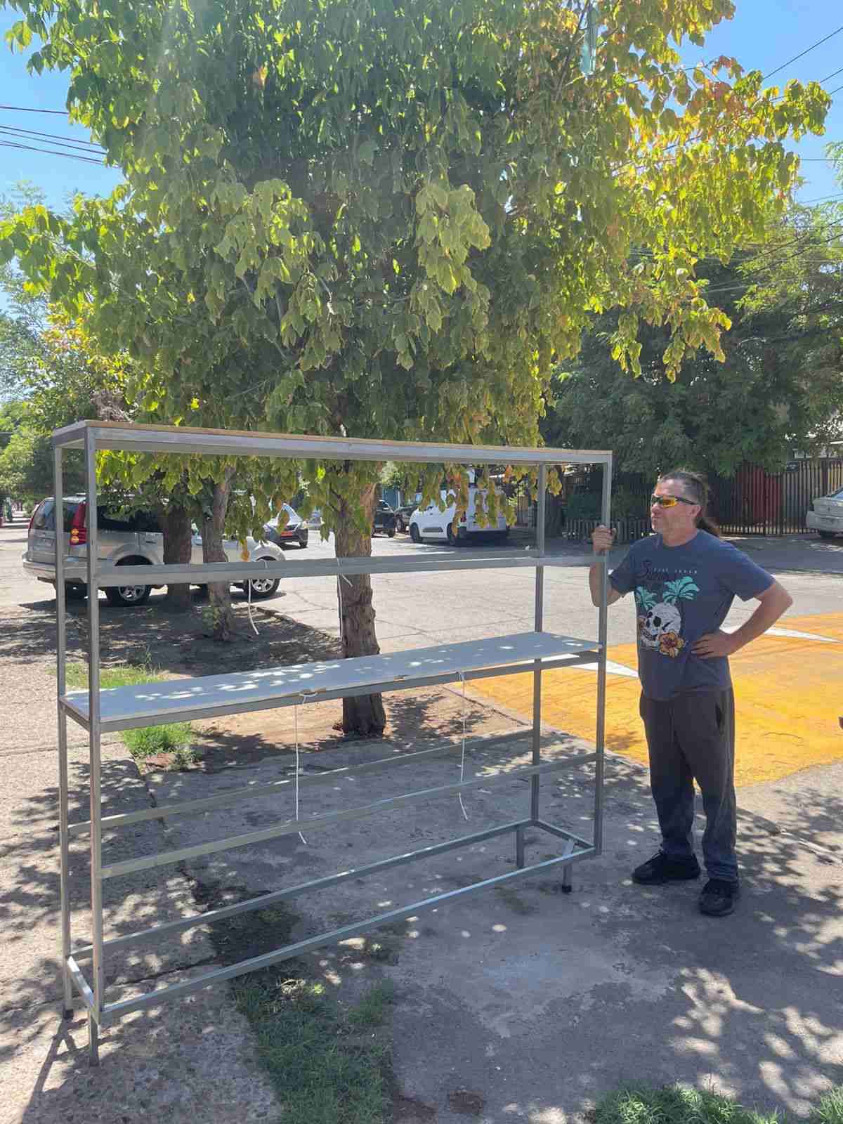 Mesa de trabajo metálica - miniatura 6