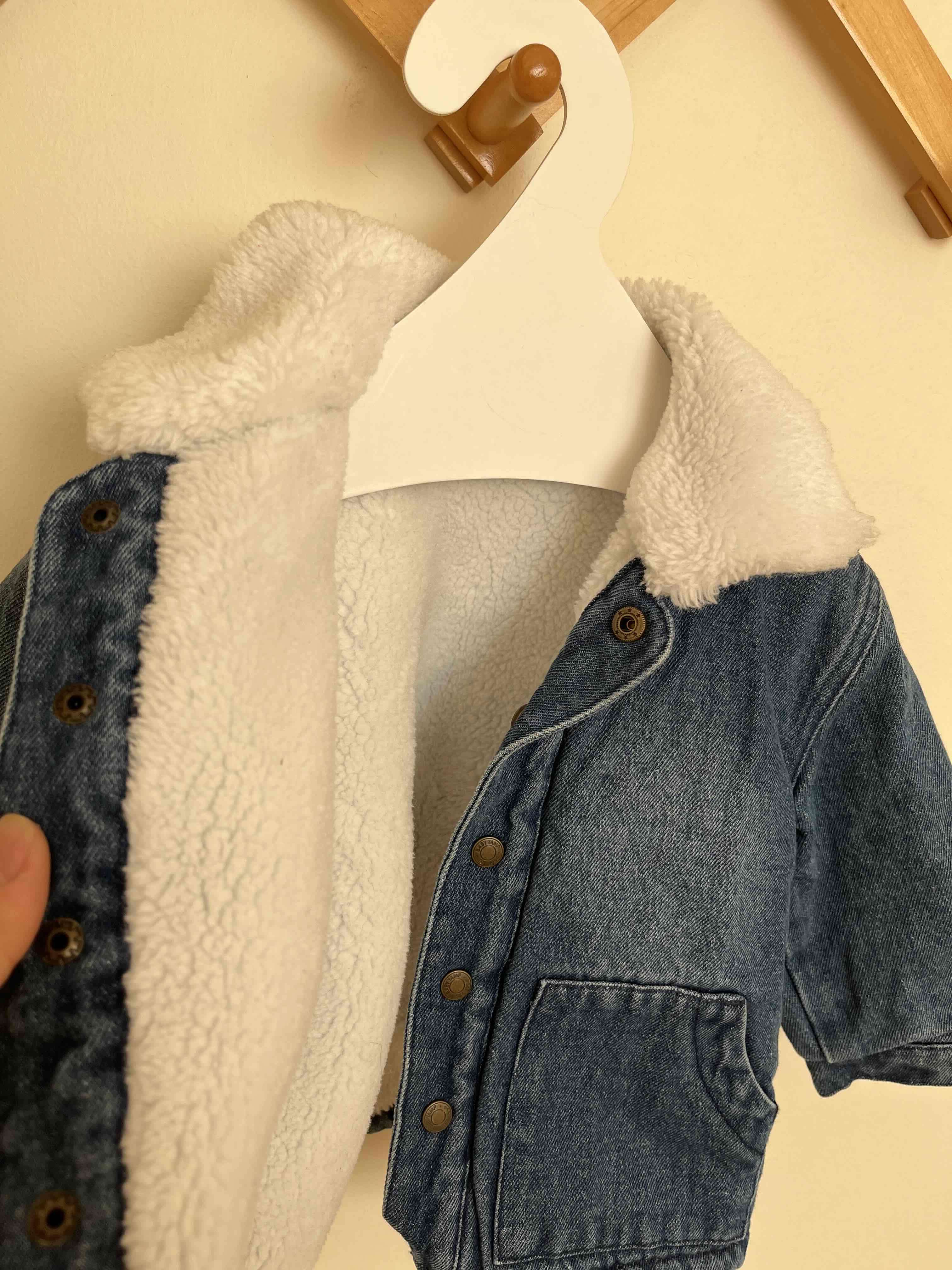 Chaqueta jeans bebé 12 meses - miniatura 2