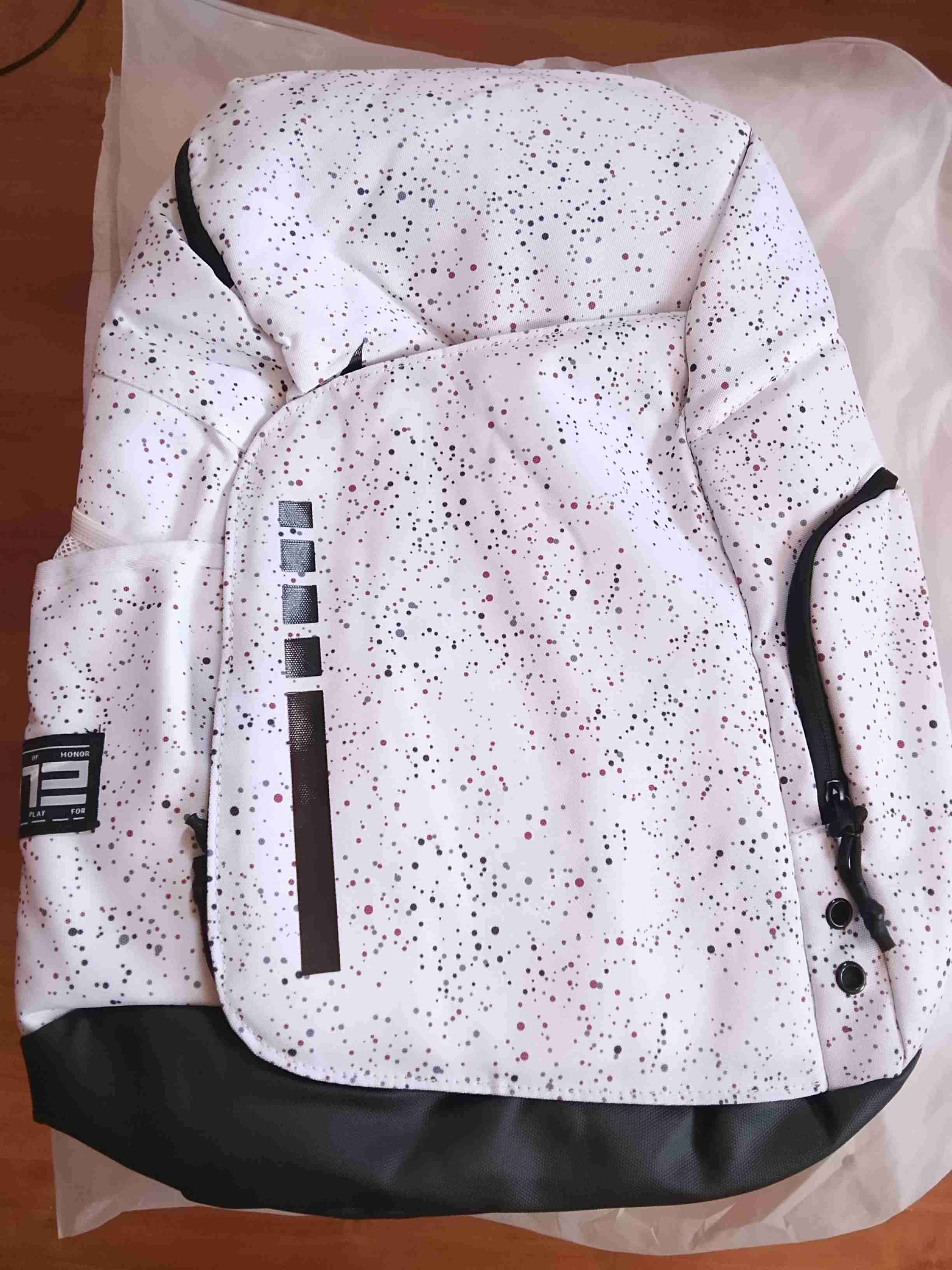 Mochila Nike blanca y negra - miniatura 2