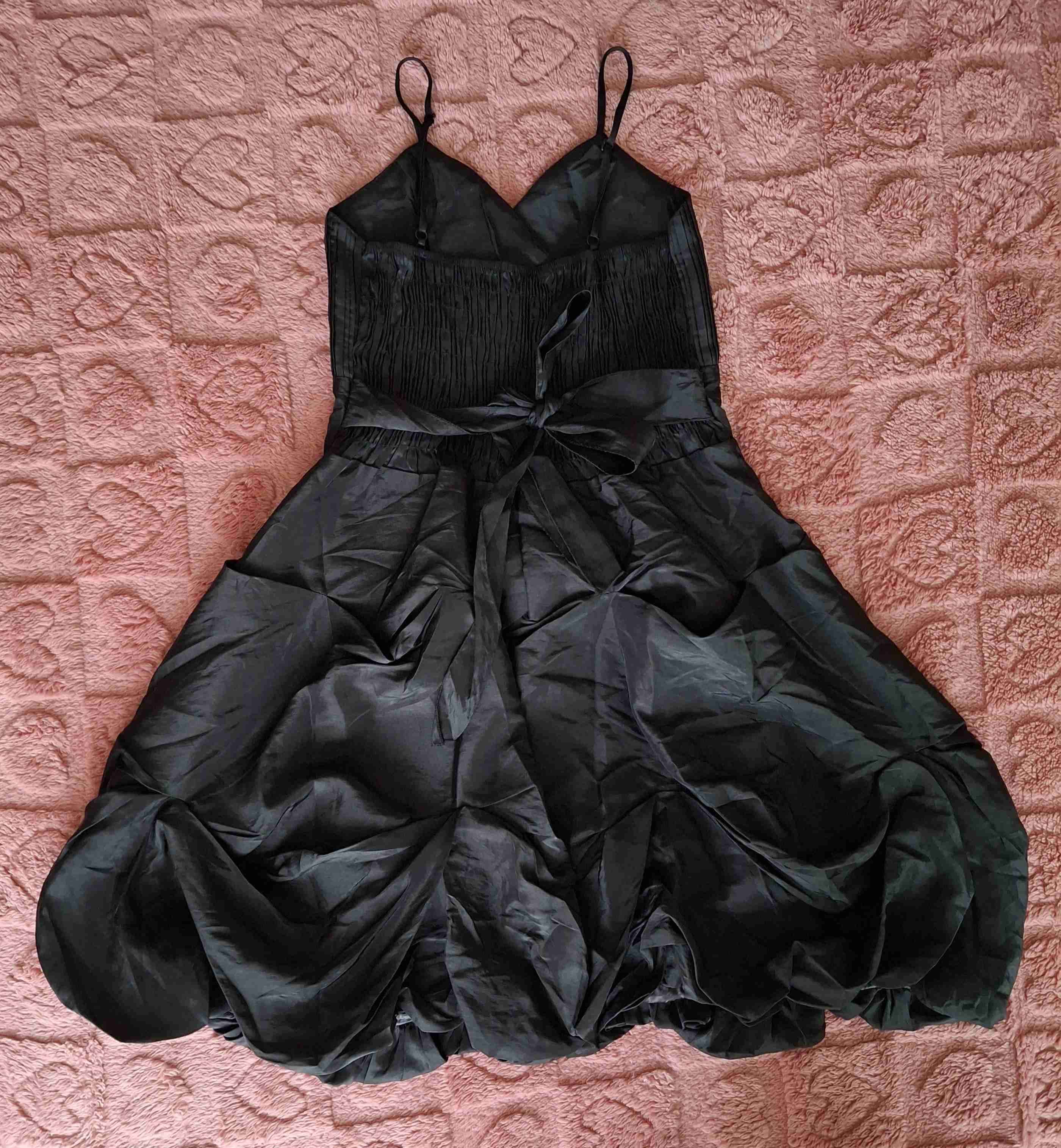 Vestido negro de fiesta talla S - miniatura 2