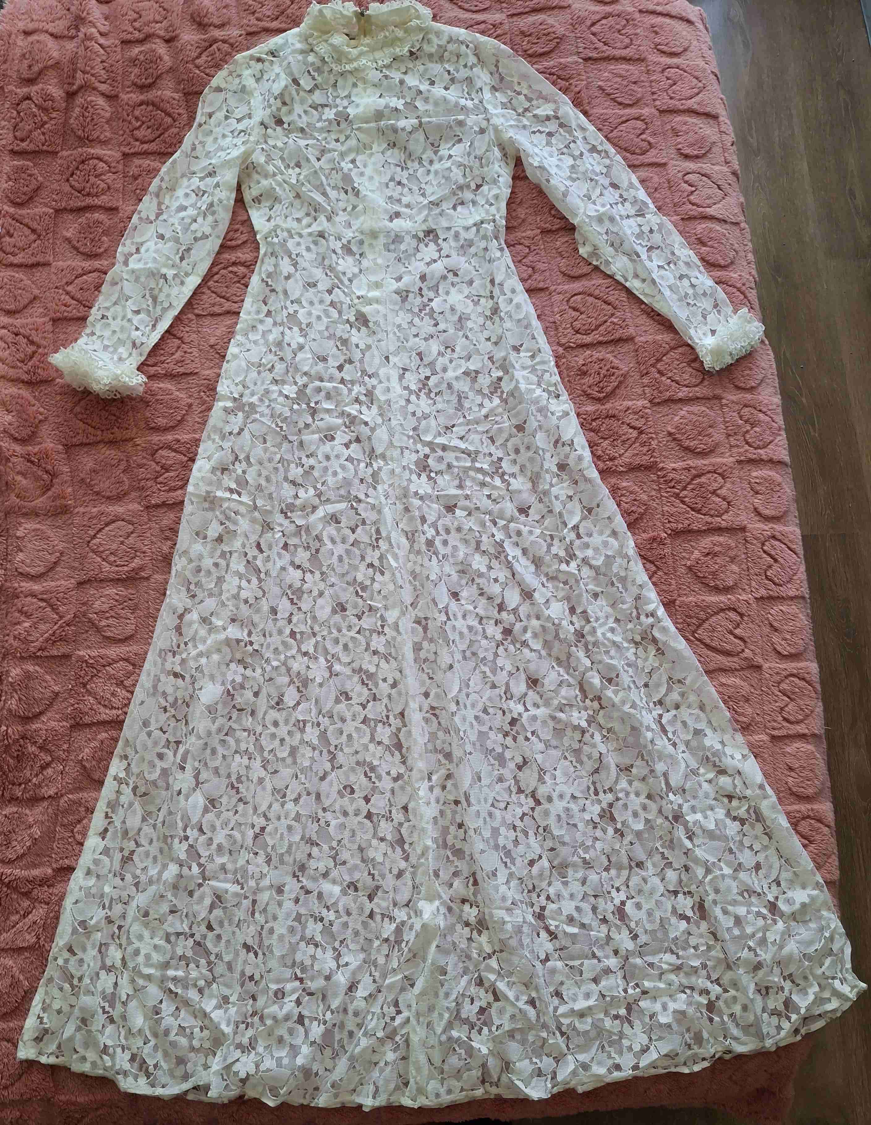 Vestido de novia encaje largo