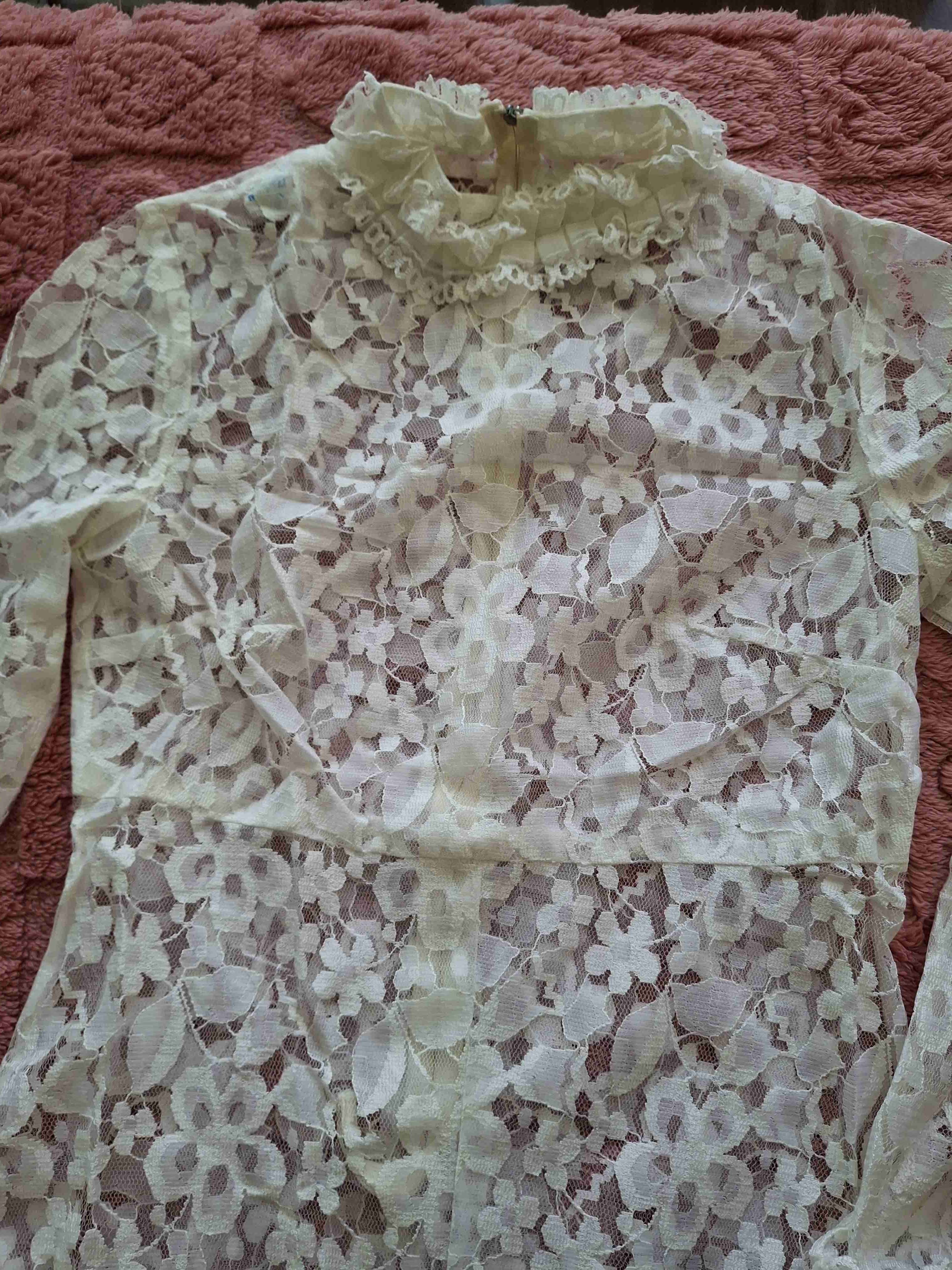 Vestido de novia encaje largo - miniatura 2