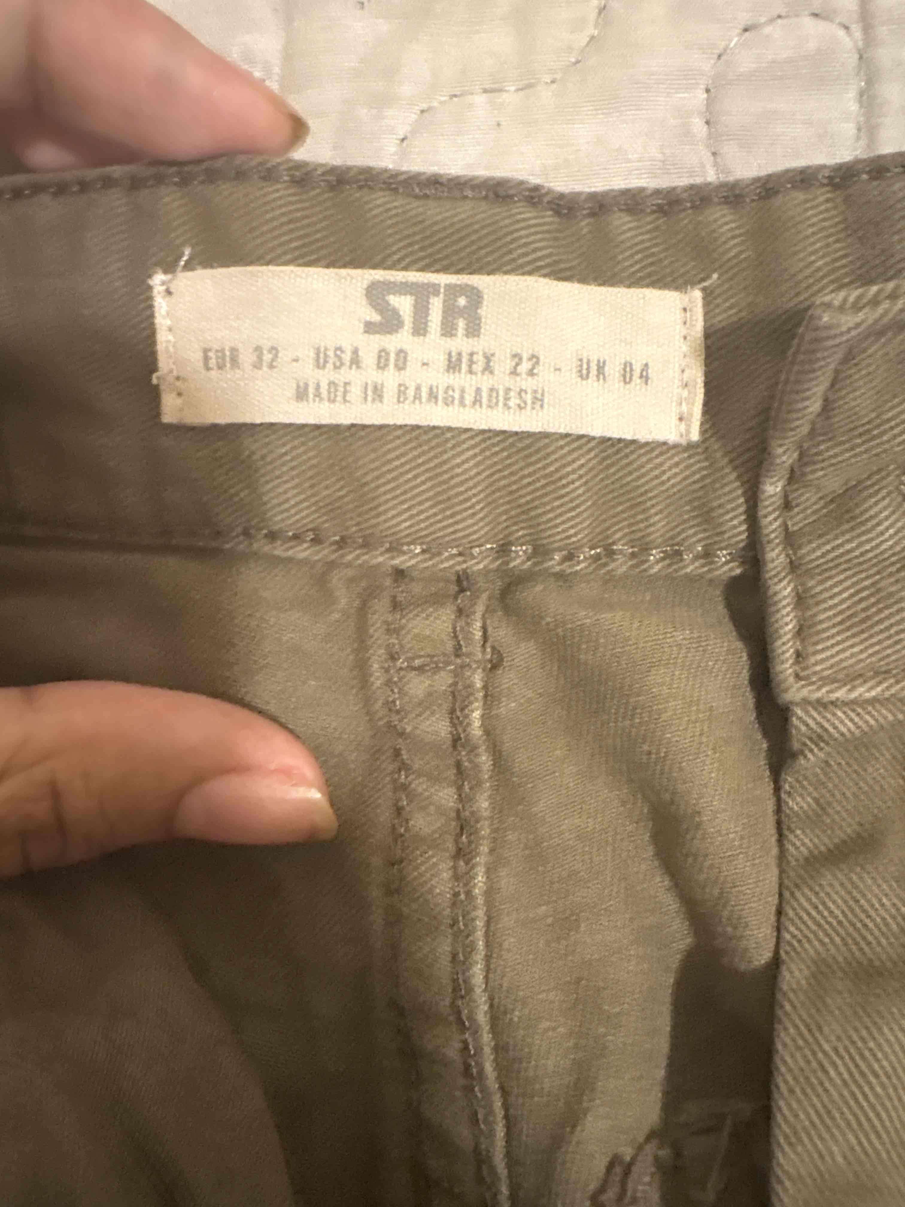 Pantalones cargo color verde militar - miniatura 2