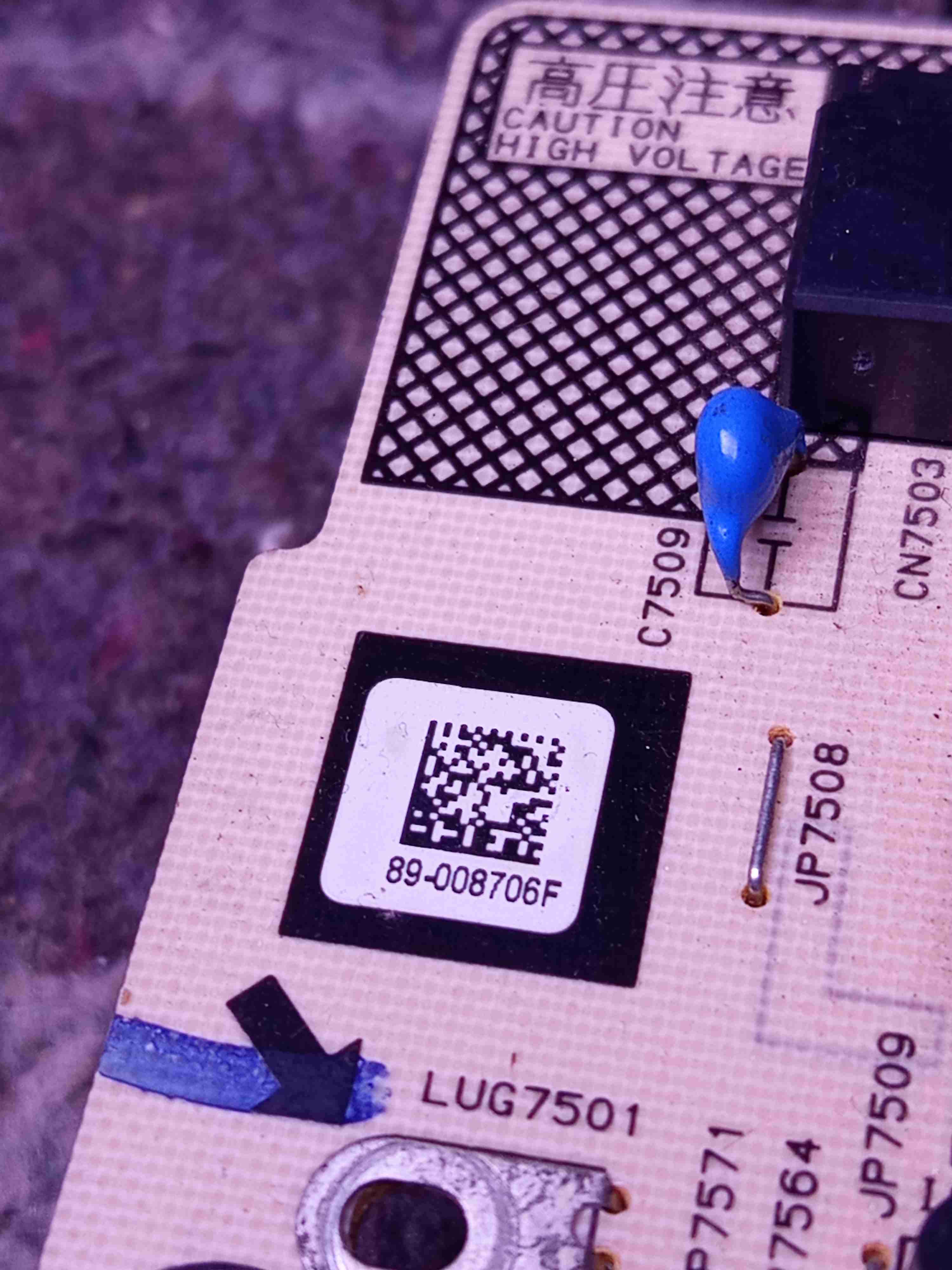 Fuente de poder televisor Sharp LC32M44AL - miniatura 4