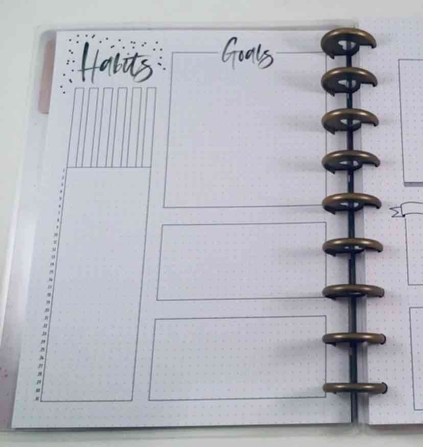Cuaderno Happy Notes azul con anillos - miniatura 5