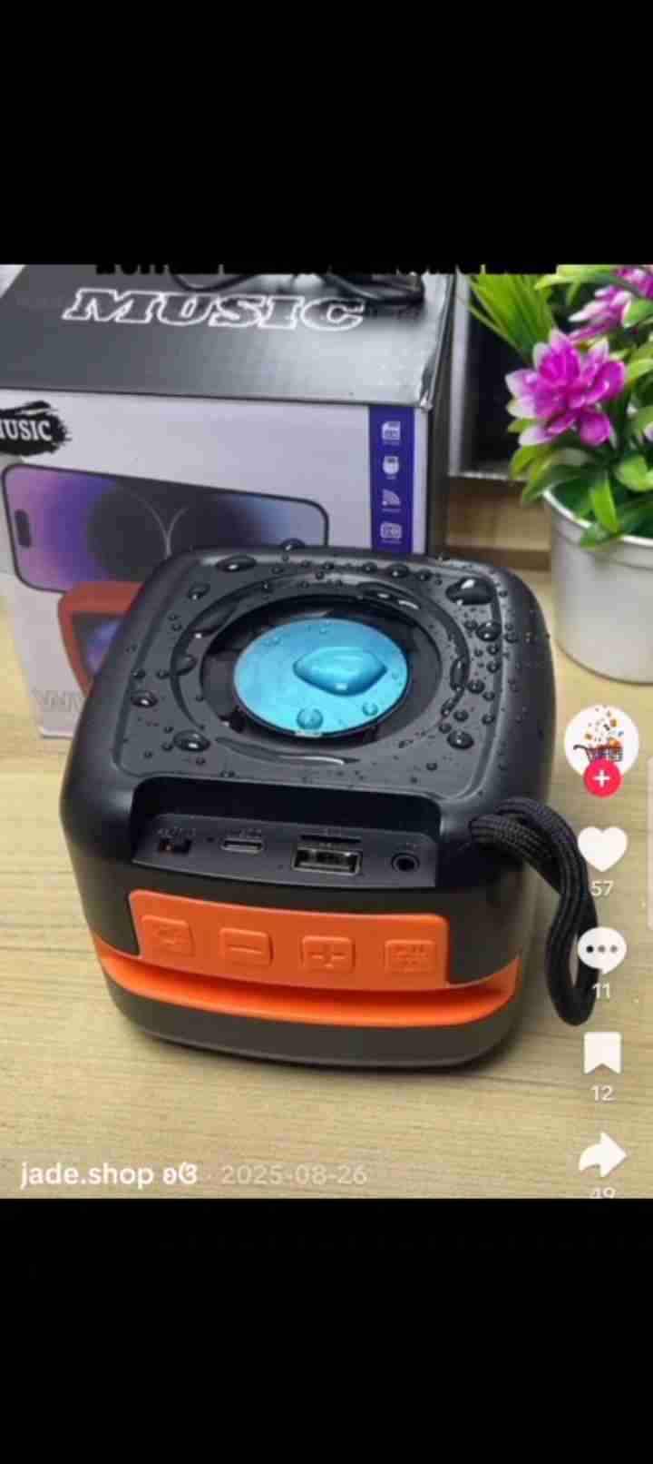 Parlante Bluetooth impermeable