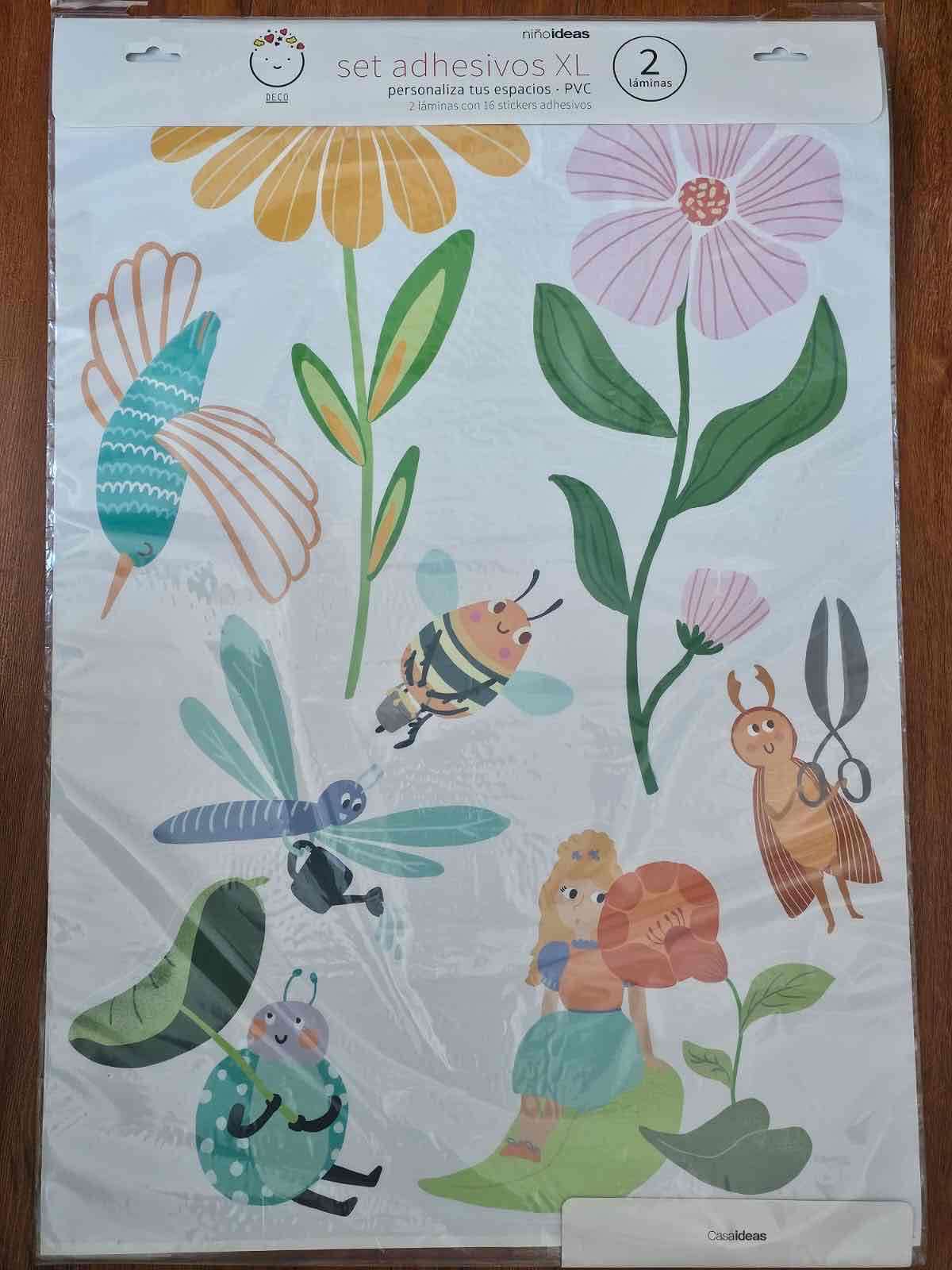 Set adhesivos XL flores y animales - miniatura 2