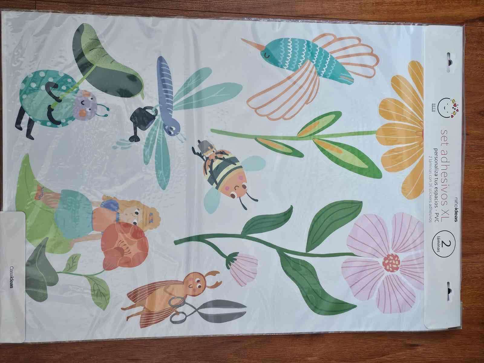 Set adhesivos XL flores y animales - miniatura 3
