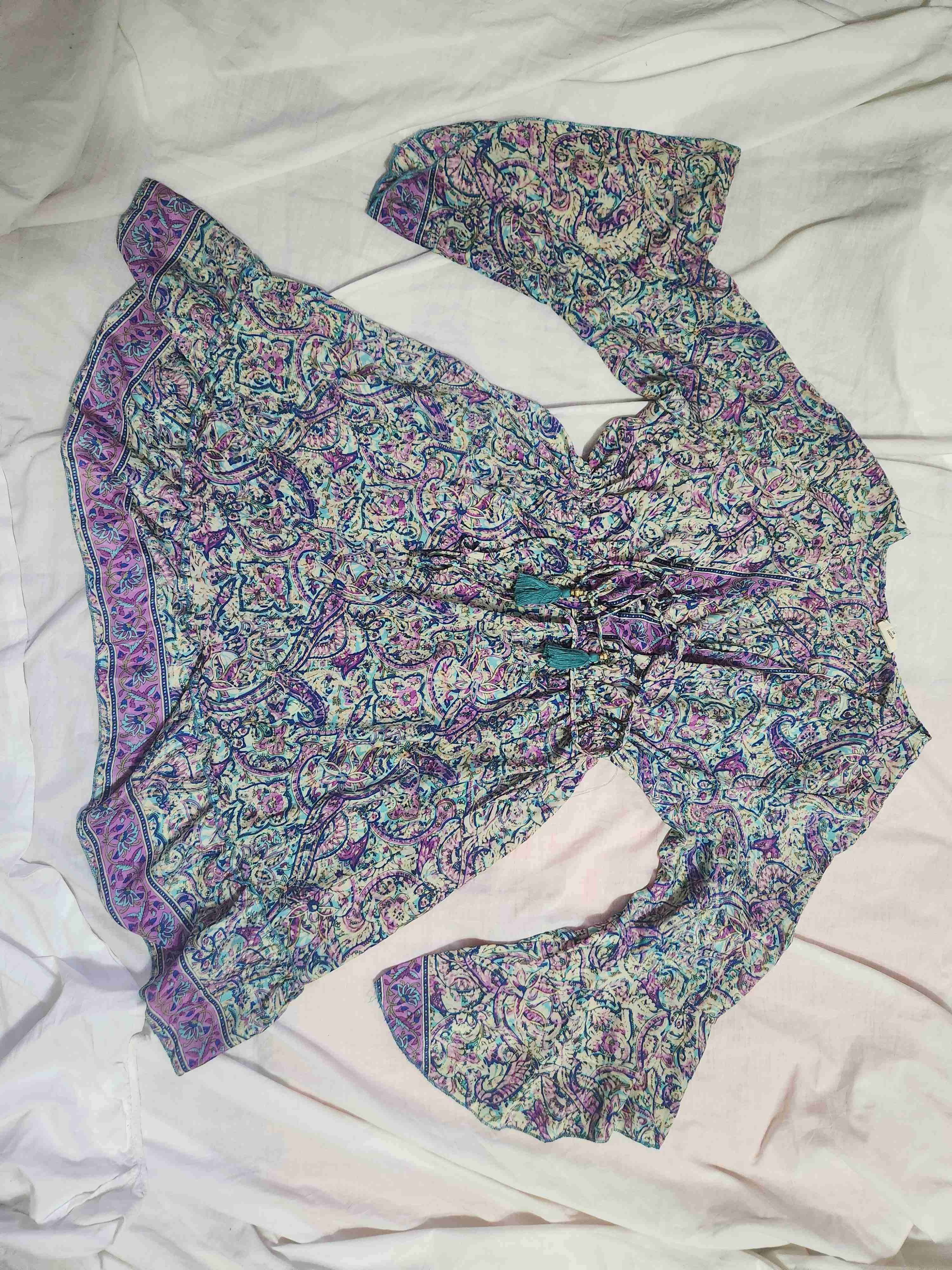 Vestidos estampada floral morada