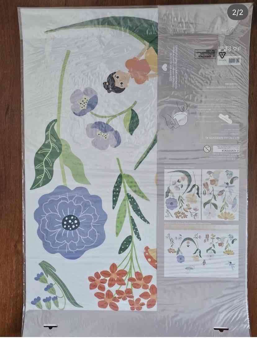 Vinilos decorativos florales para pared