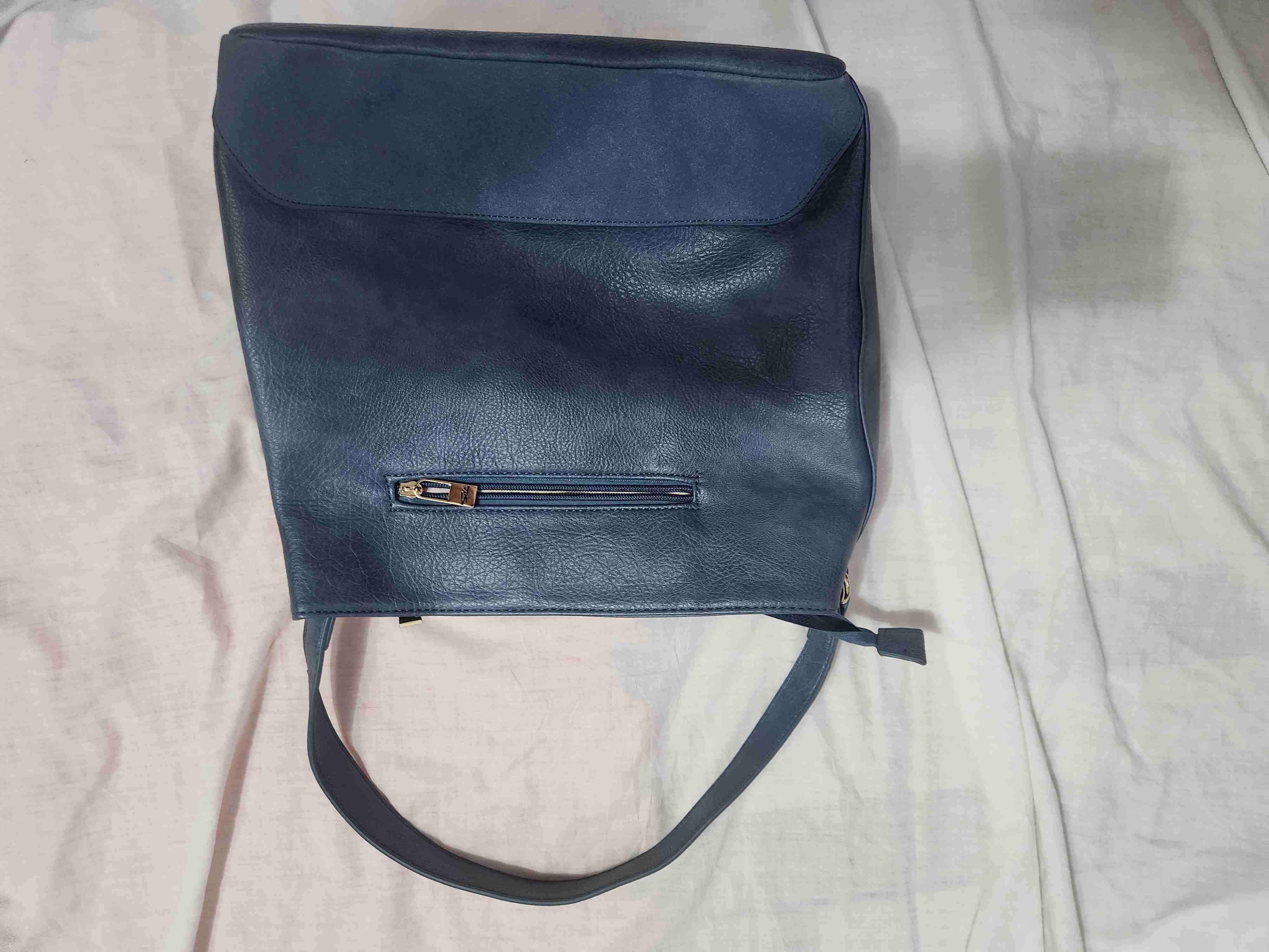Bolso azul grande