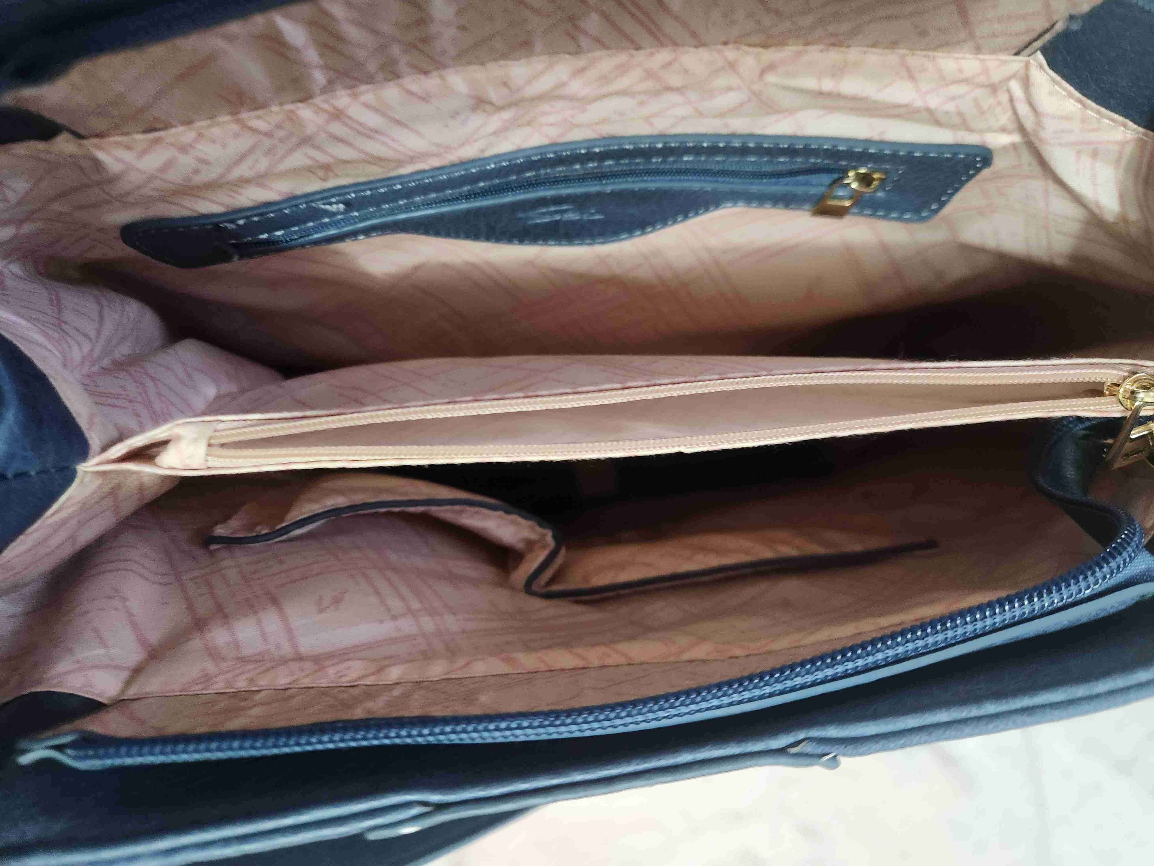 Bolso azul grande - miniatura 3