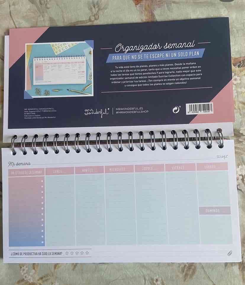 Planificador Mr. Wonderful - miniatura 5
