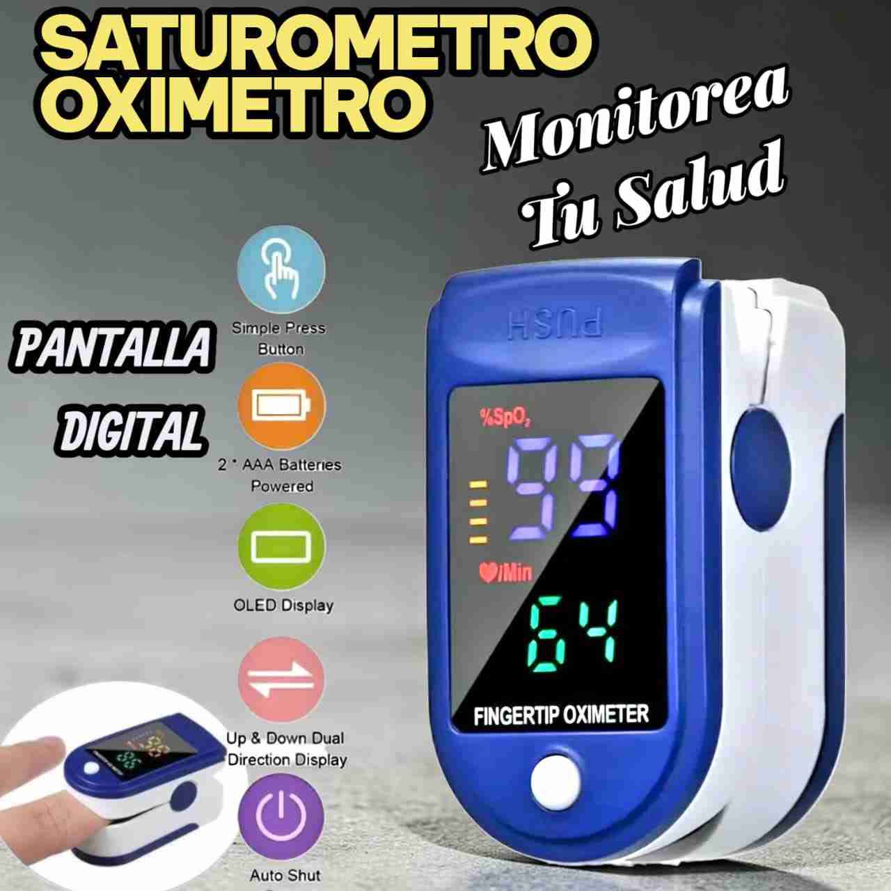 Oxímetro digital portátil - miniatura 3