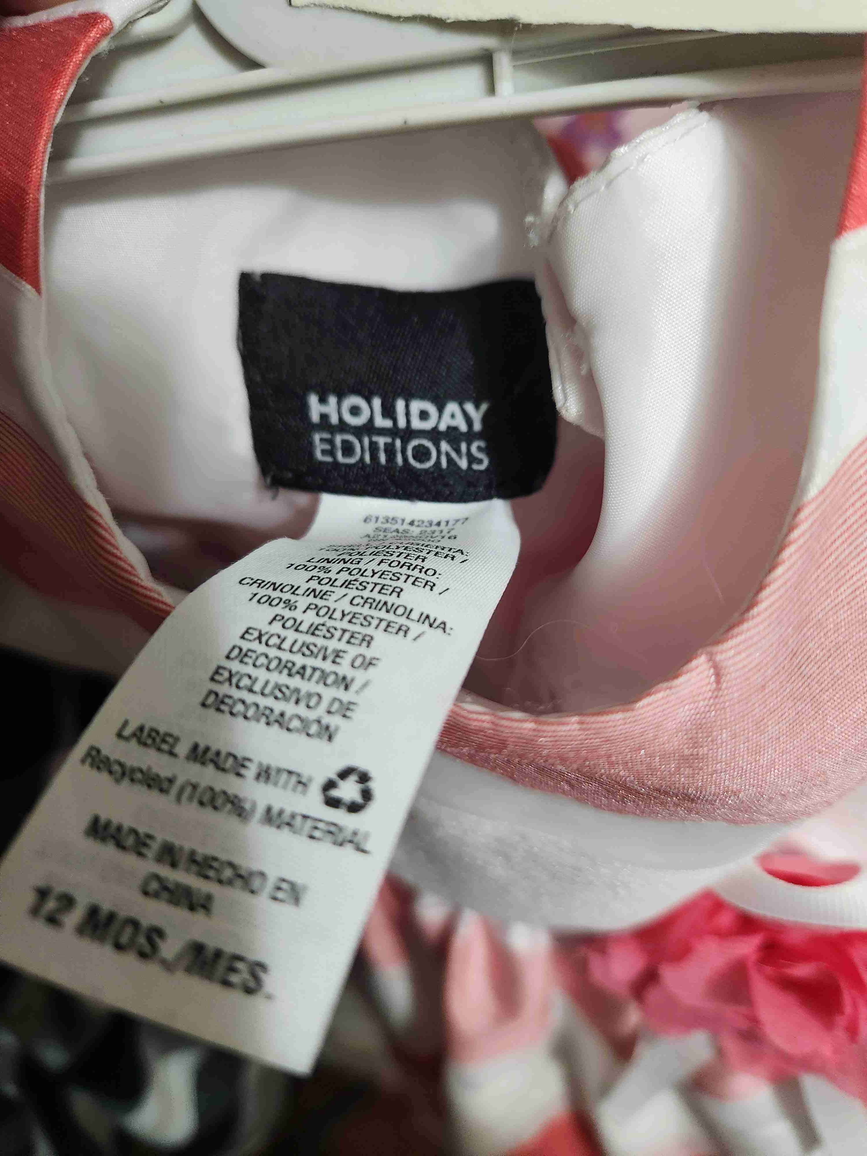 Vestido rayas rosa bebé - miniatura 2