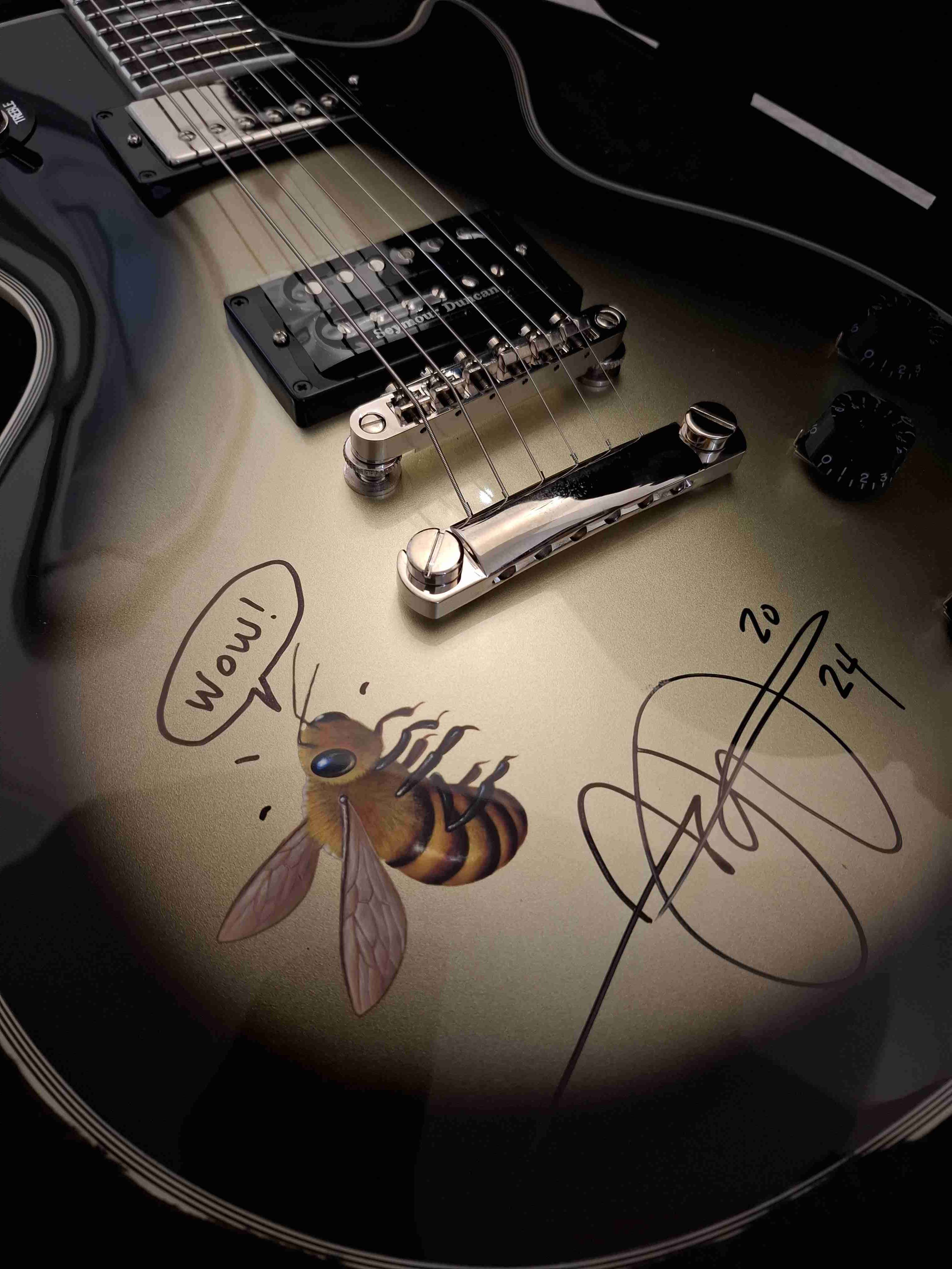 Epiphone Adam Jones "Queen Bee" AUTOGRAFIADO - miniatura 3