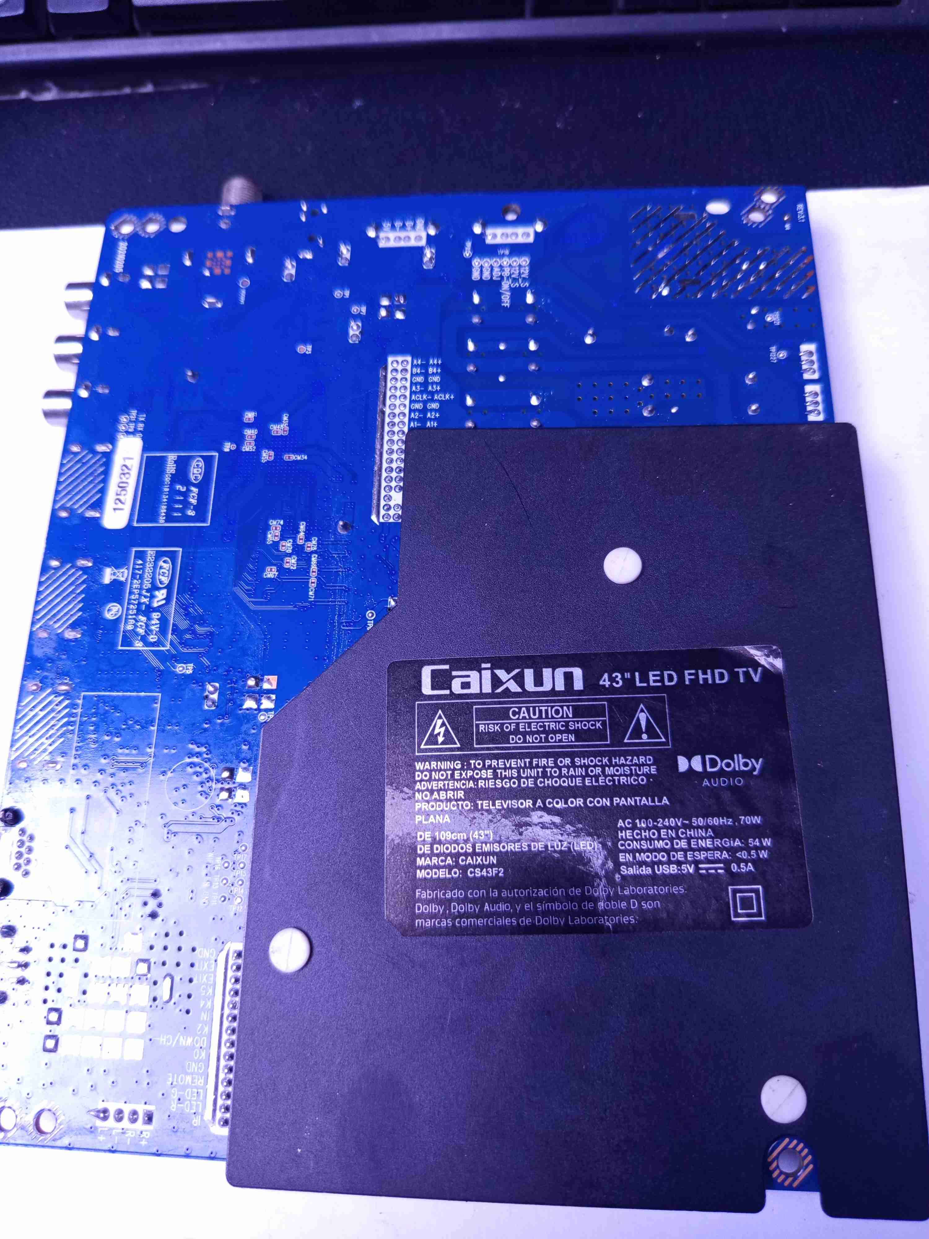 Mainboard televisor caixun modelo CS43F2 - miniatura 6