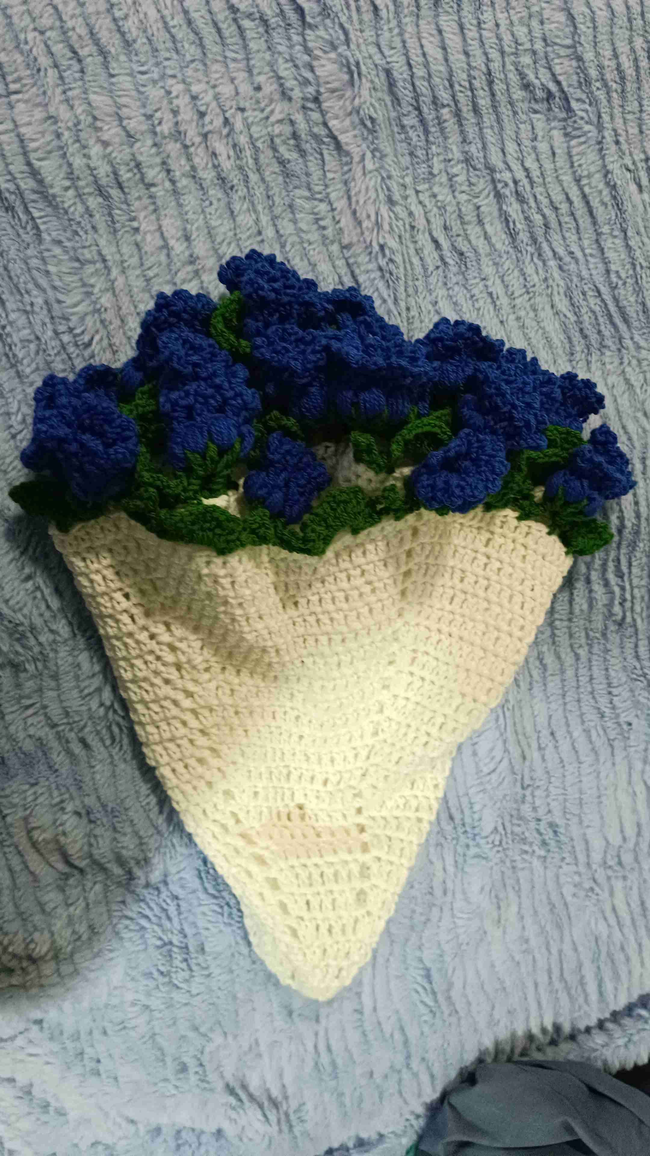 Manta-Ramo a Crochet