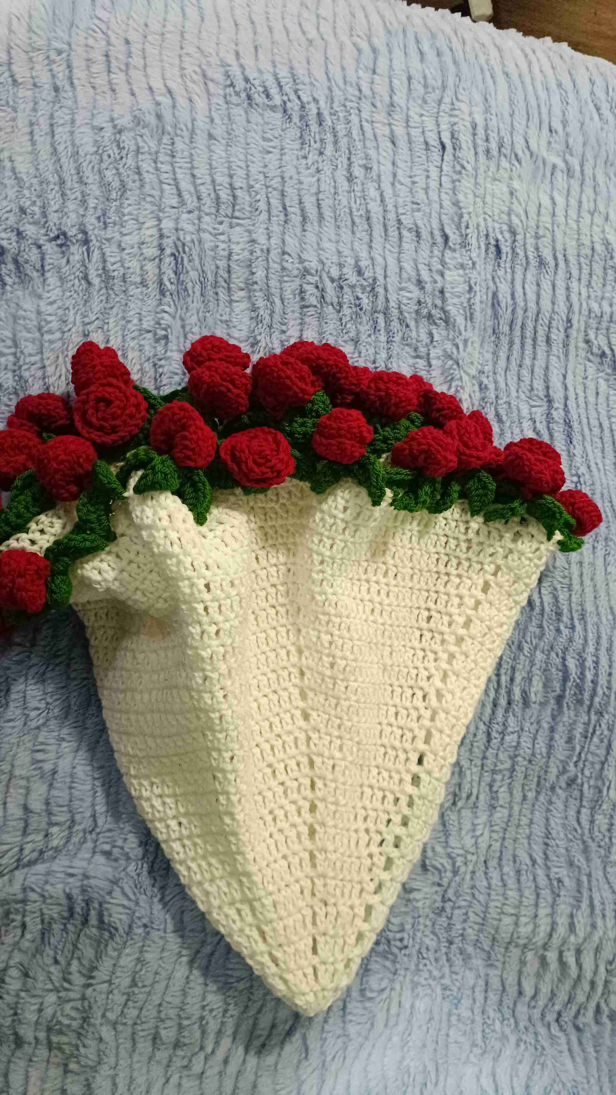 Manta-Ramo a Crochet - miniatura 2