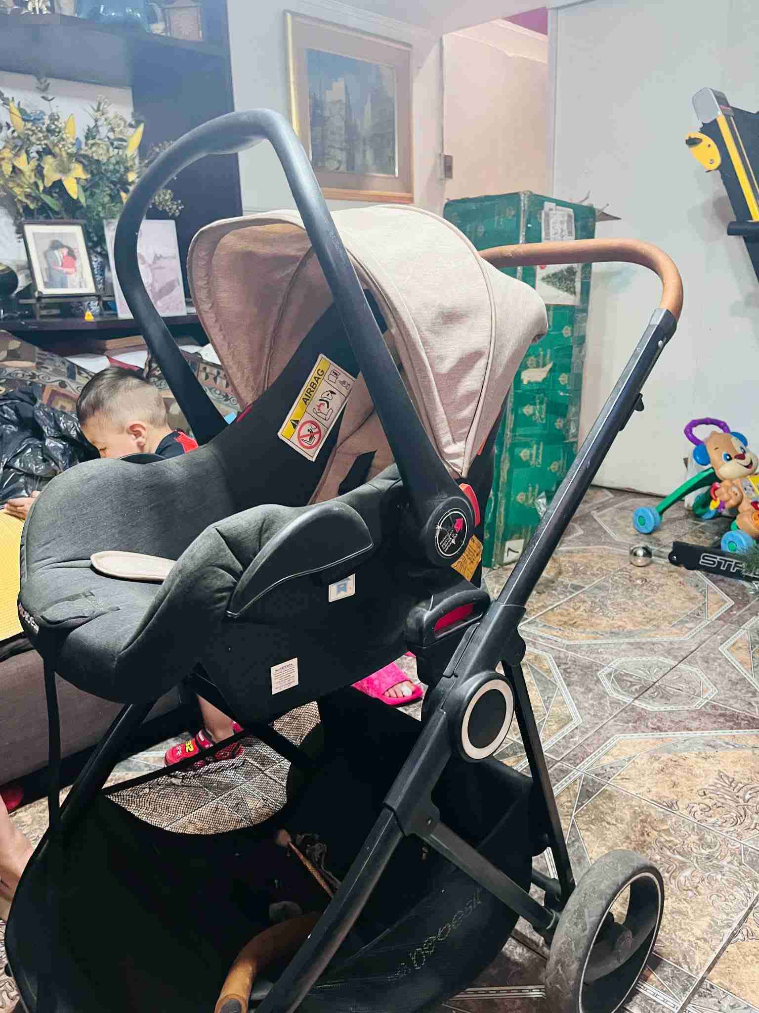 Coche Travel System Cosmos Beige - miniatura 5