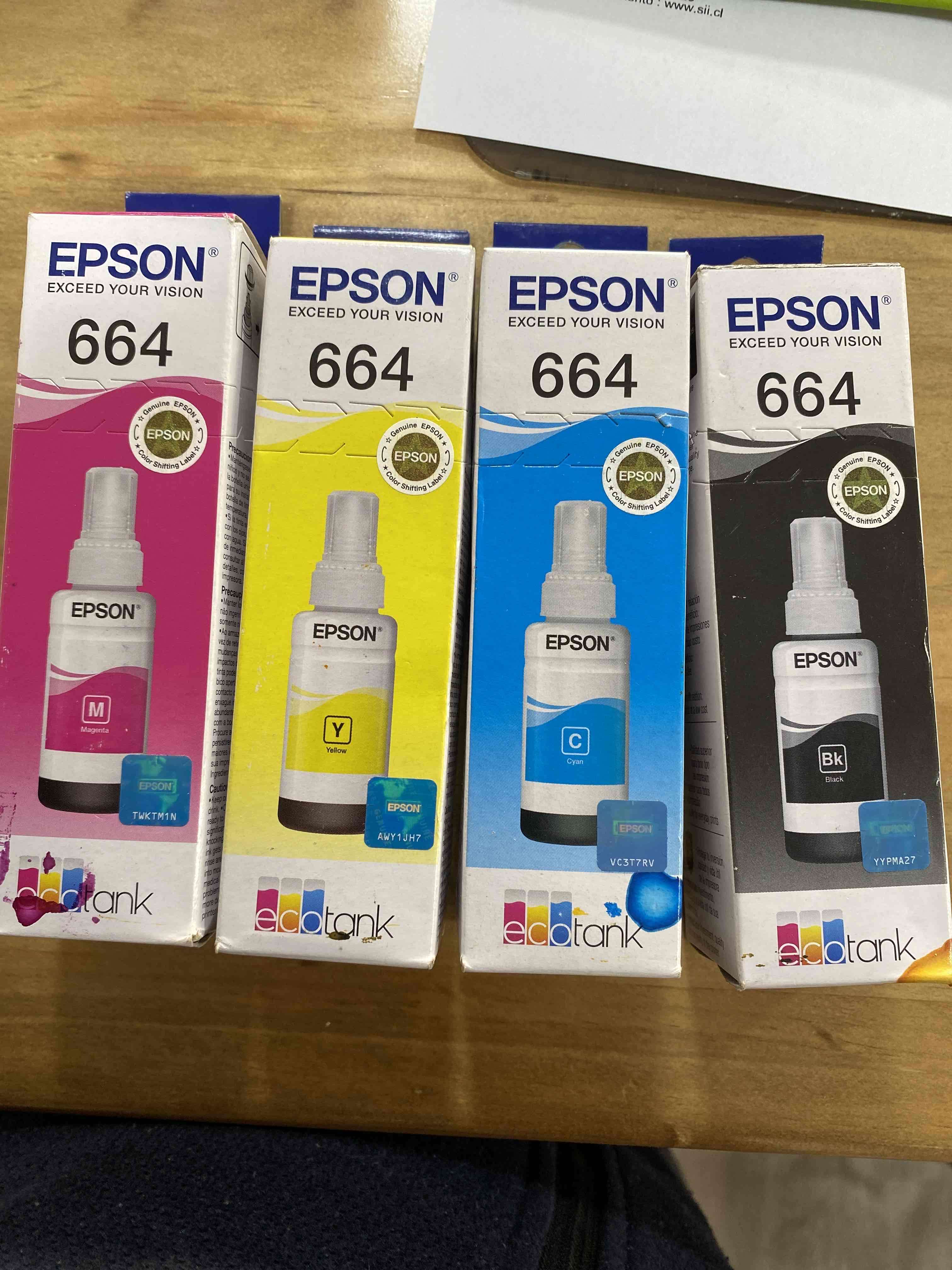 Set de tintas Epson 664 - miniatura 3