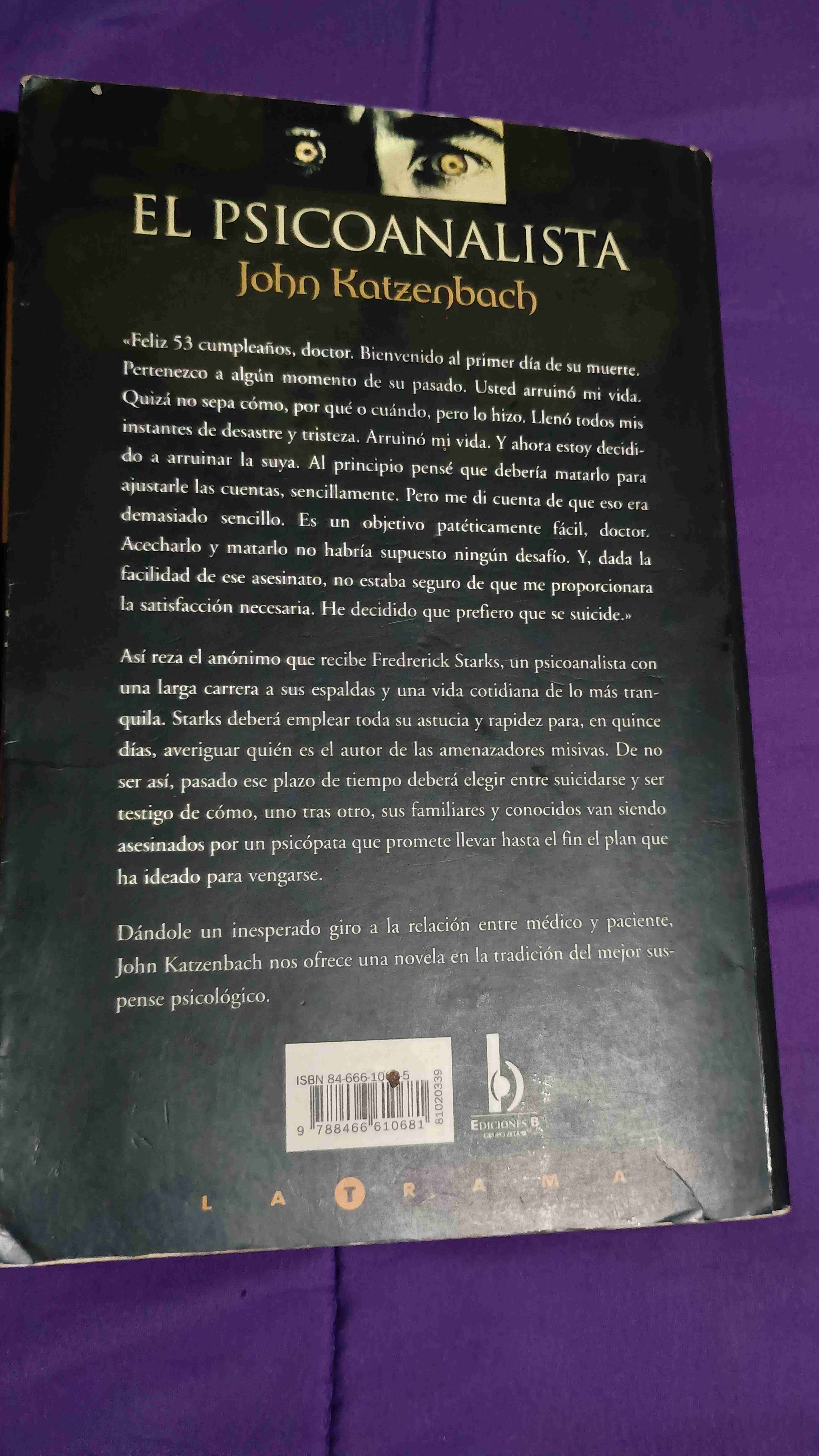 Libro El Psicoanalista - miniatura 4