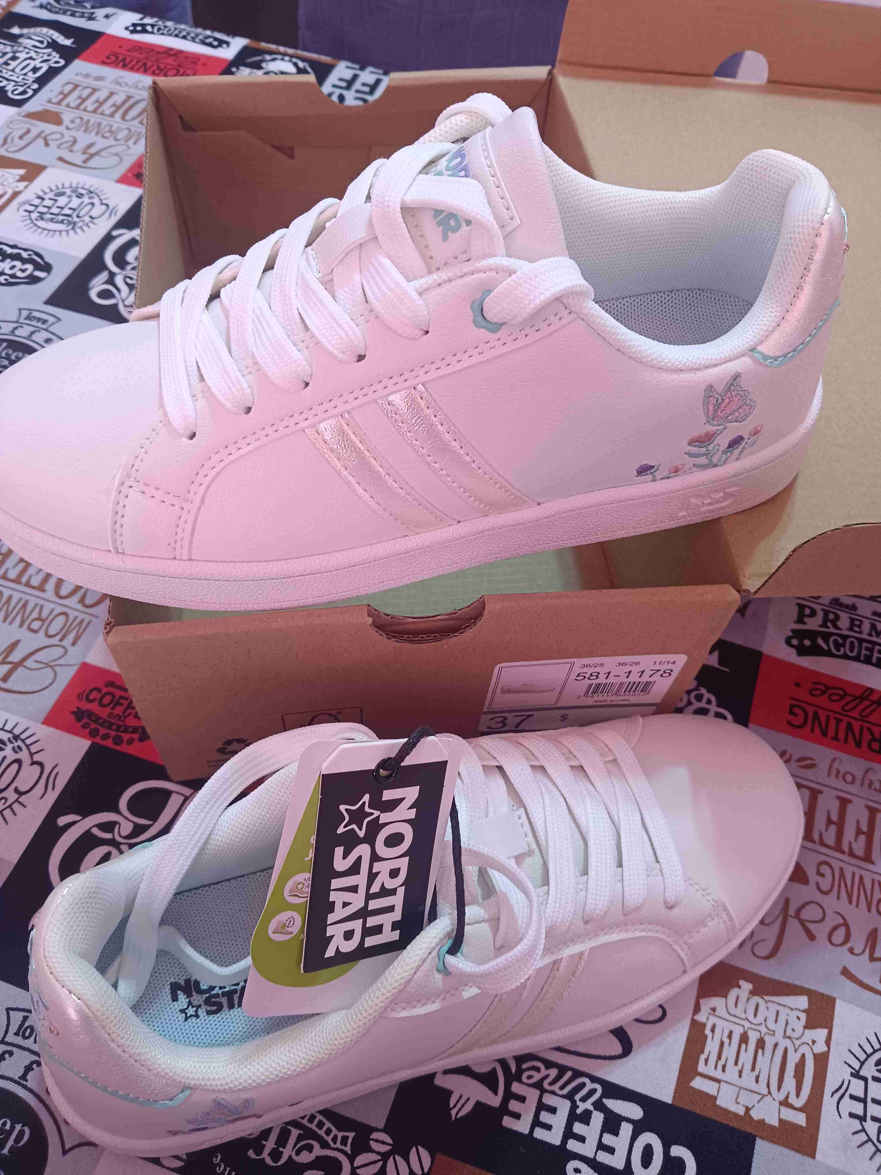 Zapatillas blancas North Star - miniatura 4