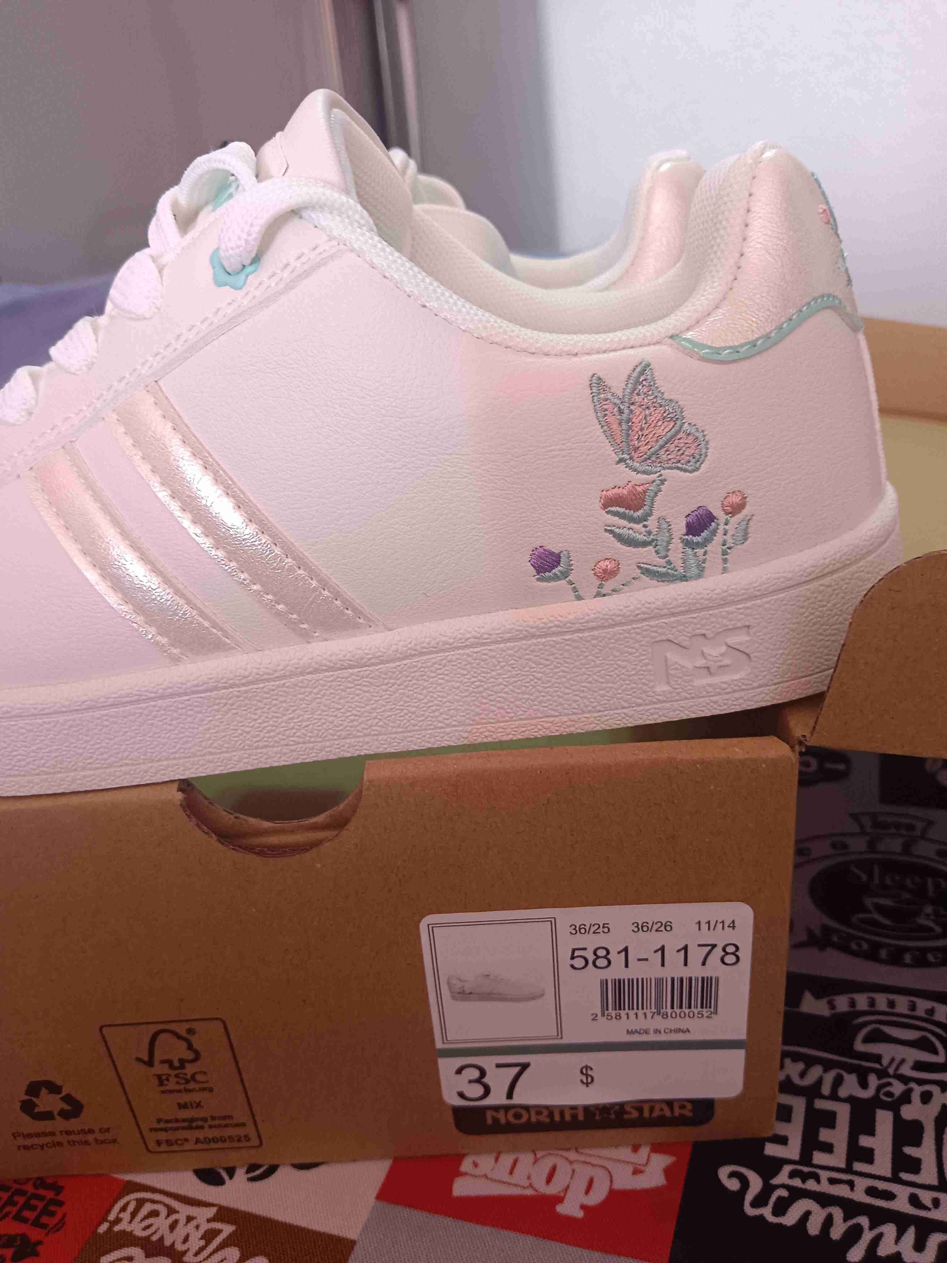 Zapatillas blancas North Star - miniatura 5