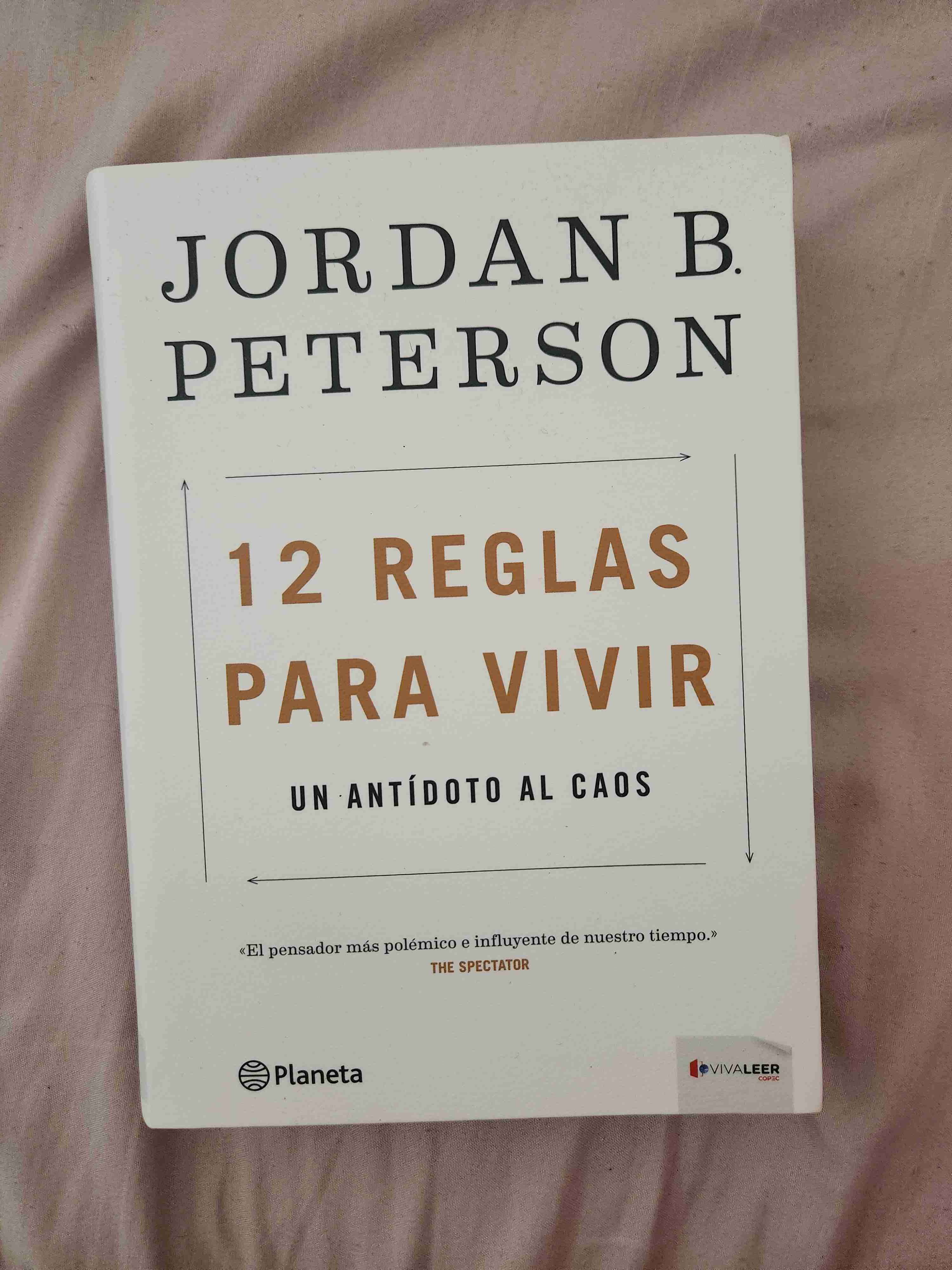 Libro '12 reglas para vivir' de Jordan B. Peterson