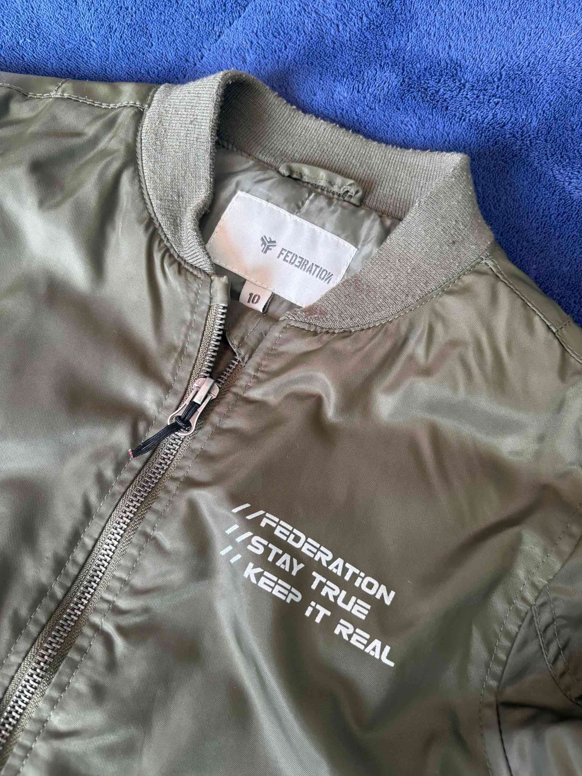 Chaqueta bomber verde oliva - miniatura 4