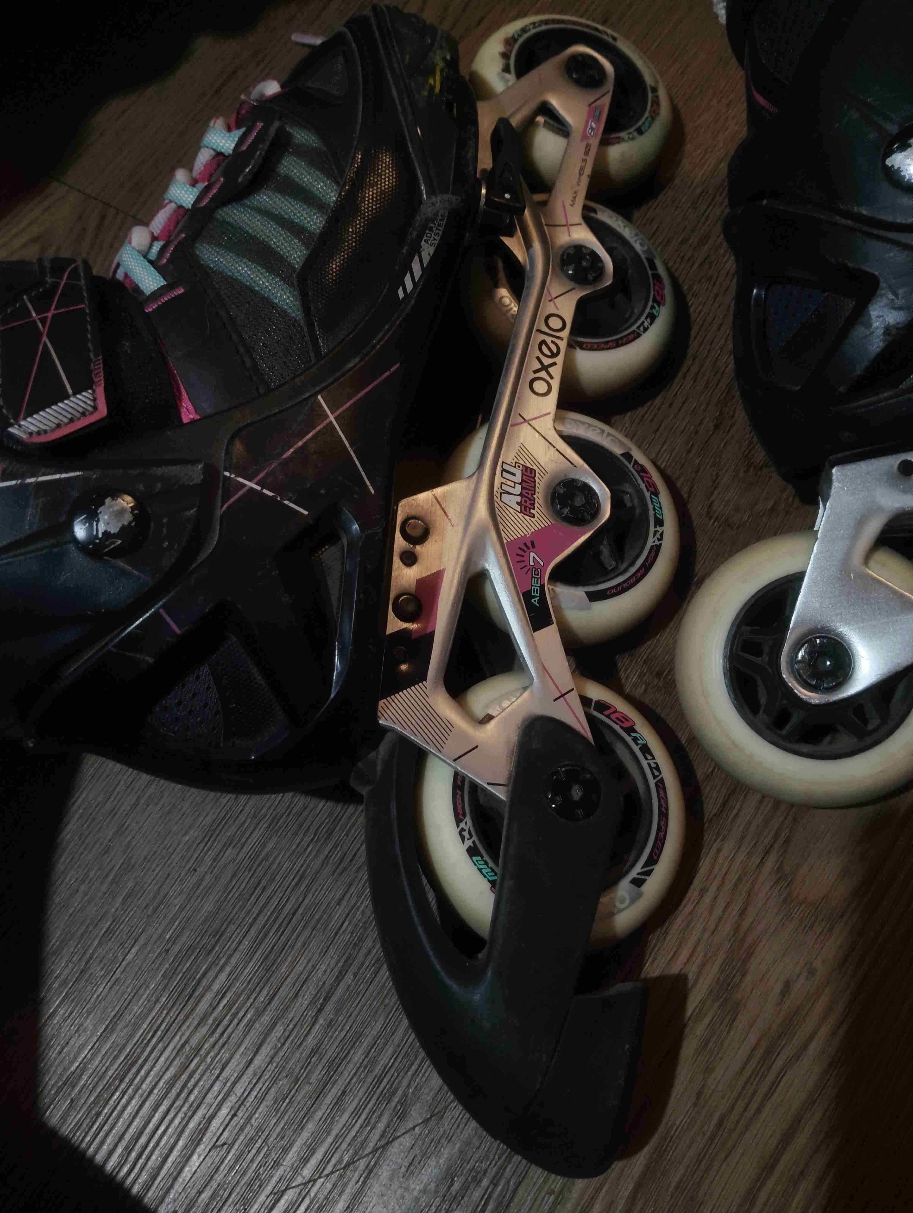 Patines en línea Oxelo negros - miniatura 2